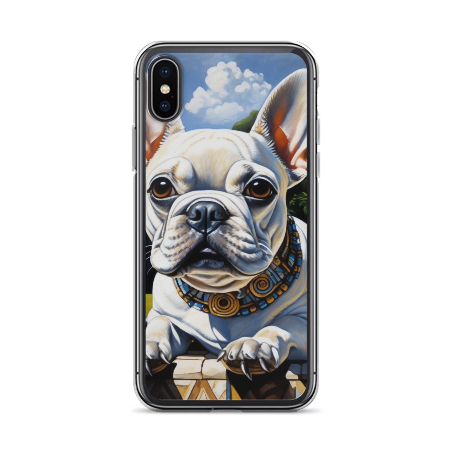 PugMug Custom White French Bulldog iPhone Case