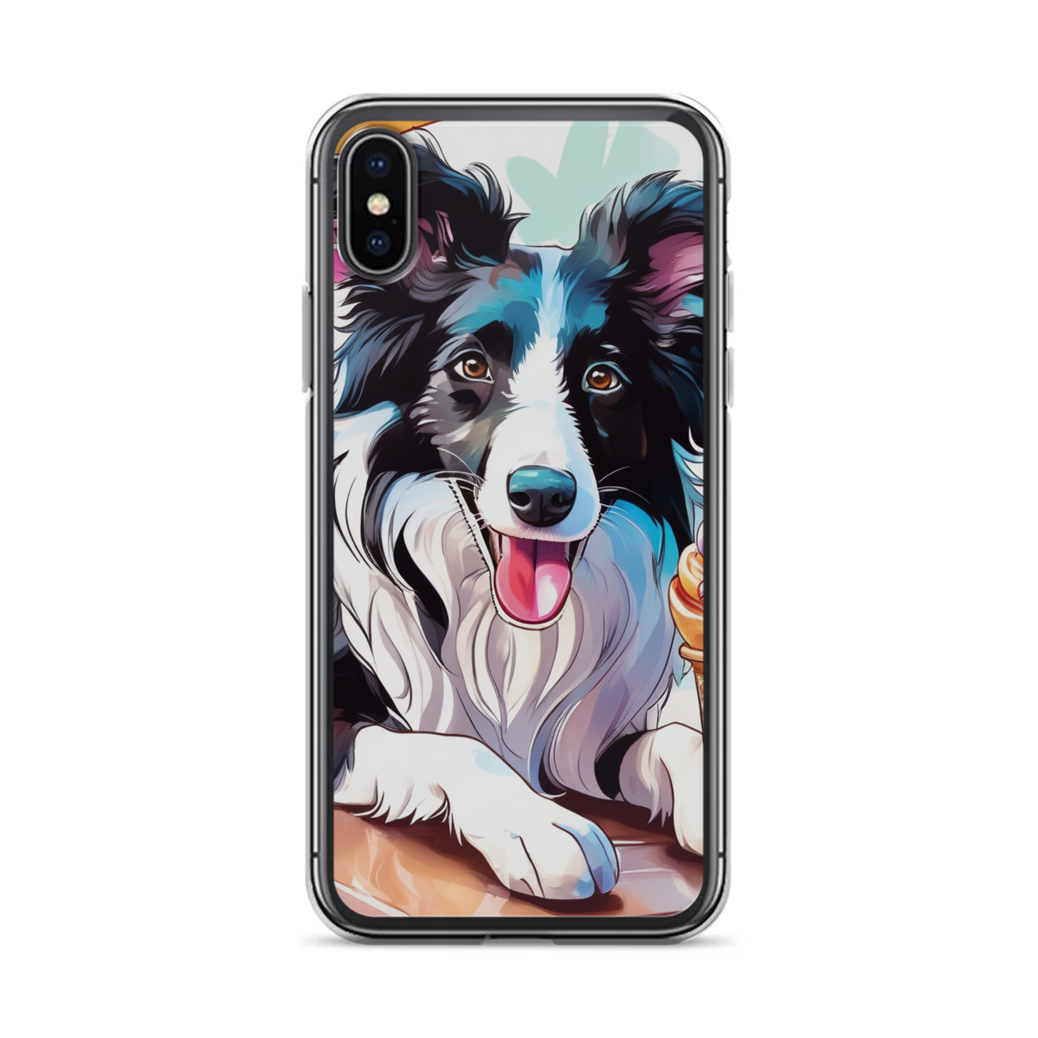 PugMug Custom Border Collie iPhone Case