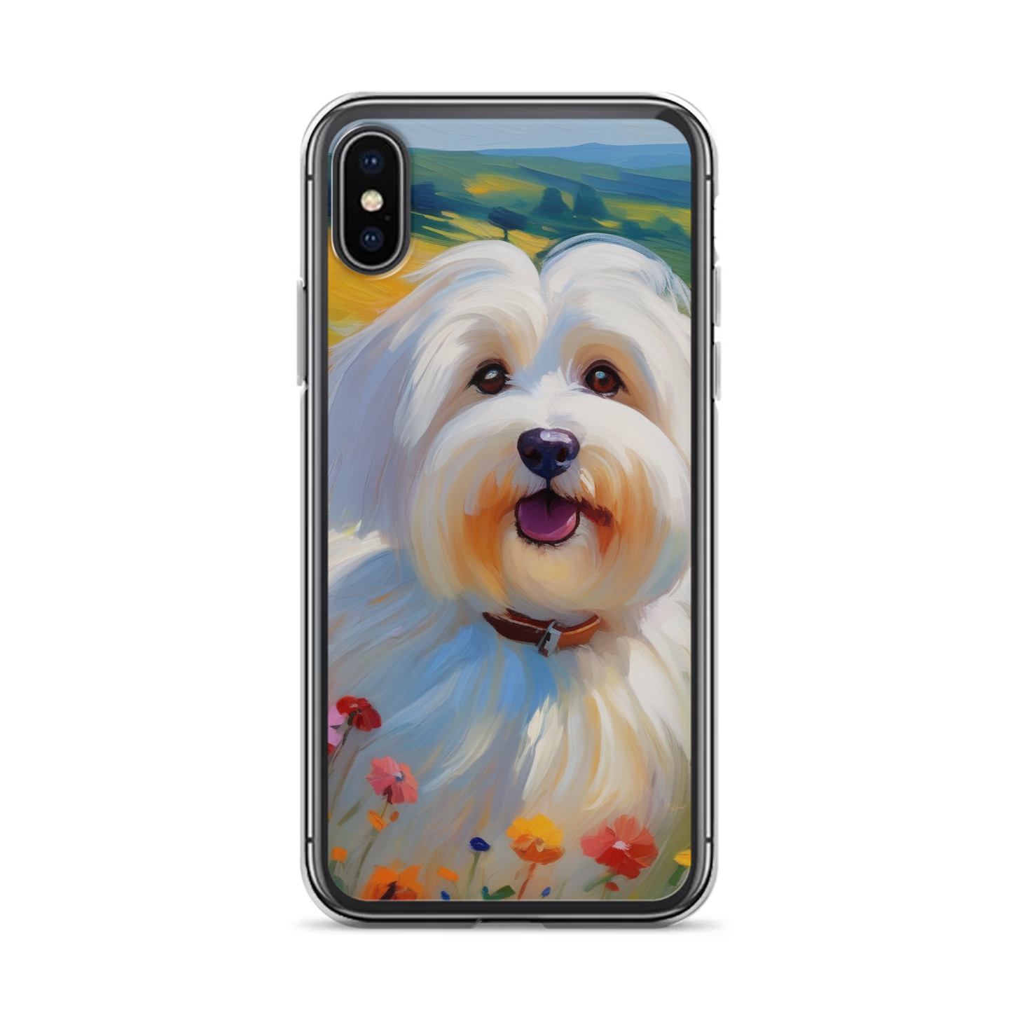 PugMug Custom White Havanese Dog iPhone Case