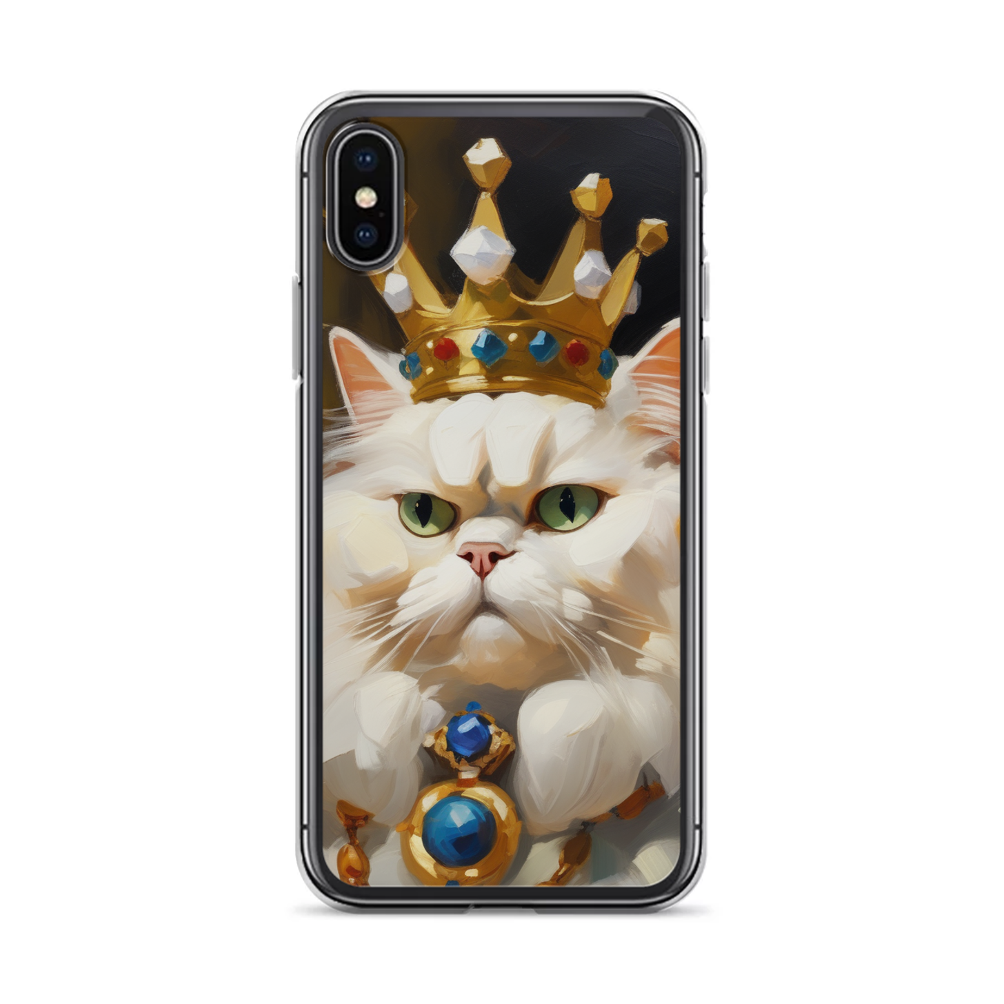 PugMug Custom White Persian Cat iPhone Case