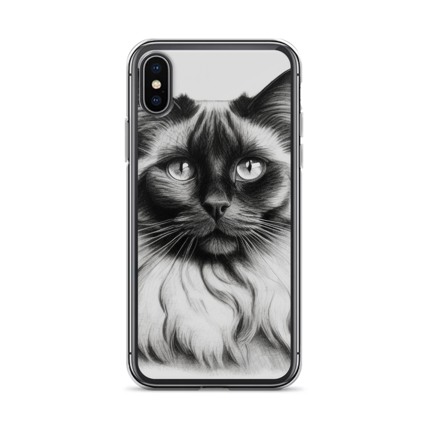 PugMug Custom Black Ragdoll Cat iPhone Case