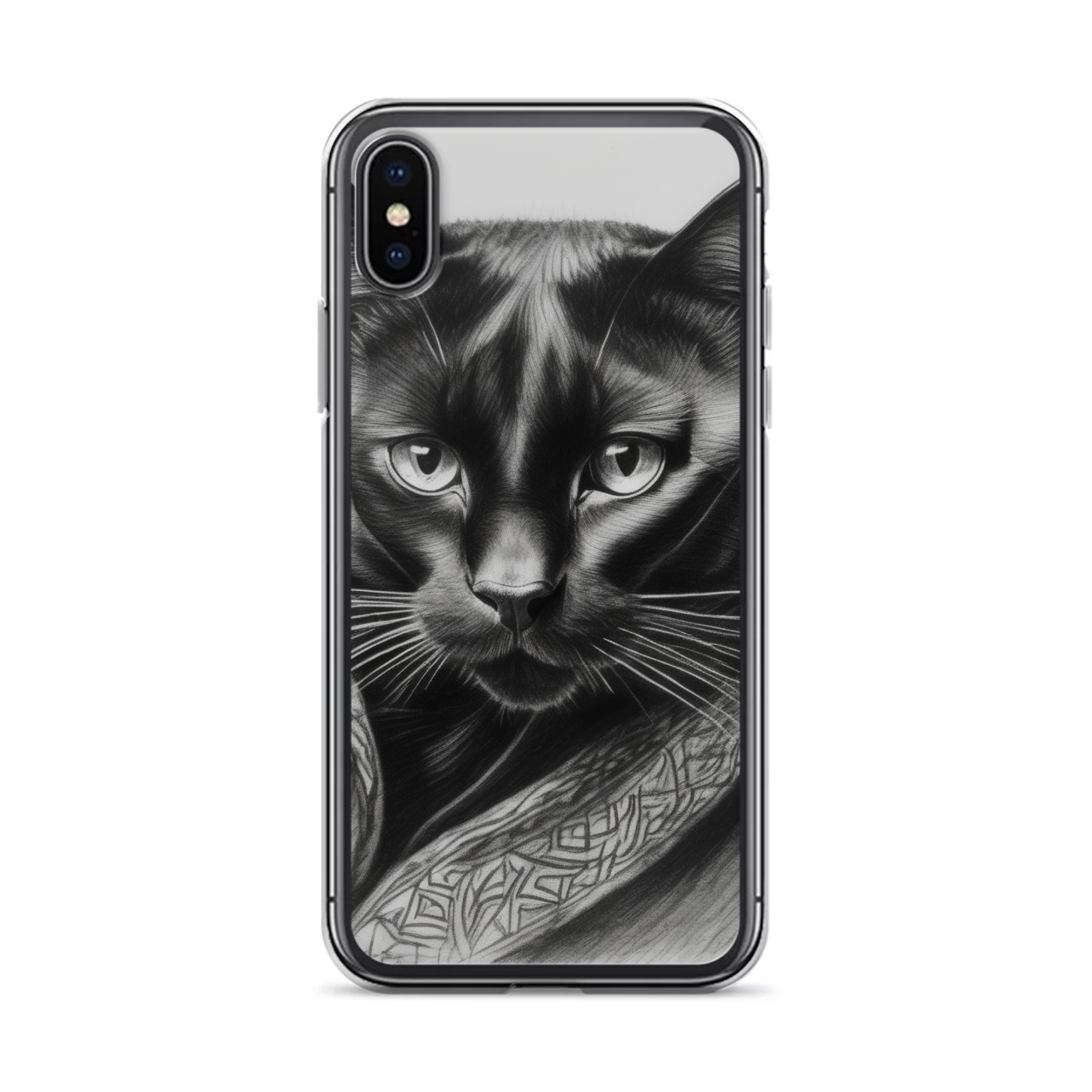PugMug Custom Black Exotic Cat iPhone Case