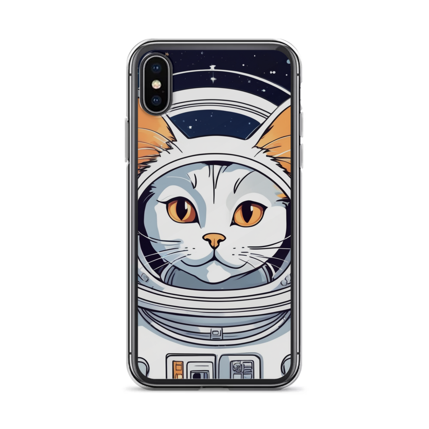 PugMug Custom White Companion Cat iPhone Case