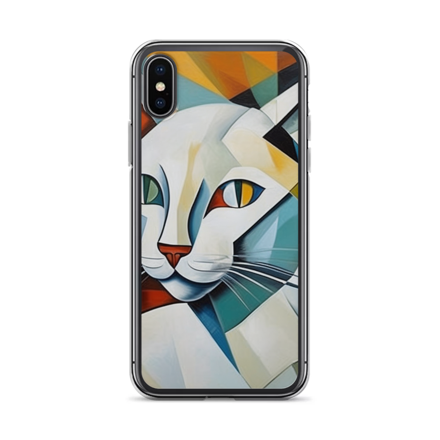 PugMug Custom White Companion Cat iPhone Case