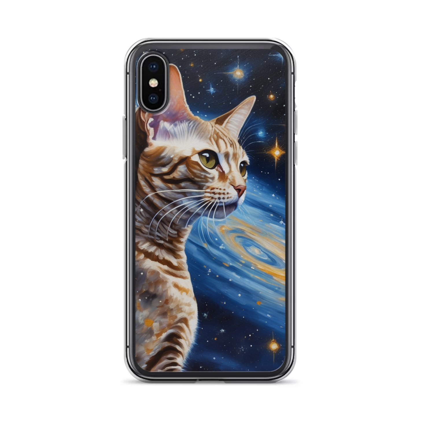 PugMug Custom Tabby Devon Rex Cat iPhone Case
