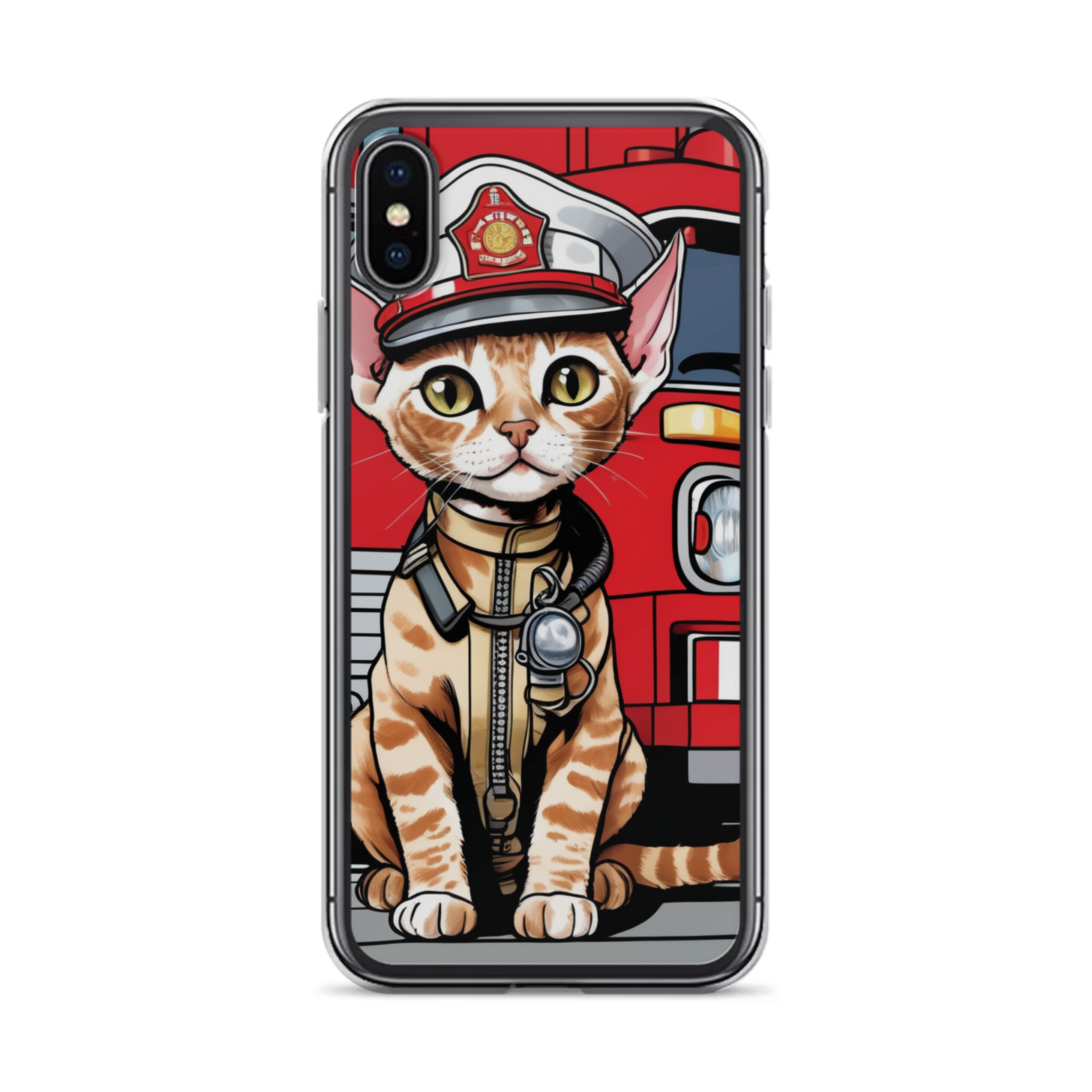 PugMug Custom Tabby Devon Rex Cat iPhone Case