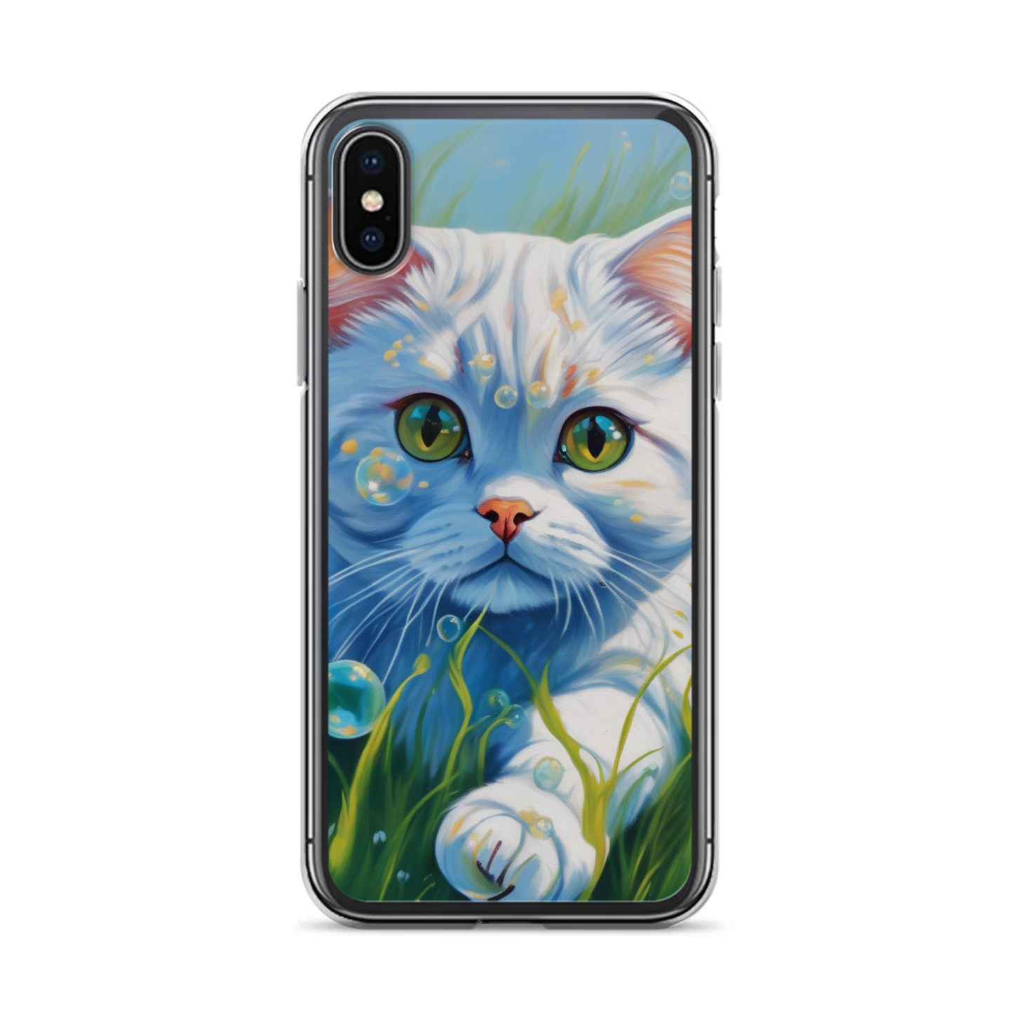 PugMug Custom White Scottish Fold Cat iPhone Case