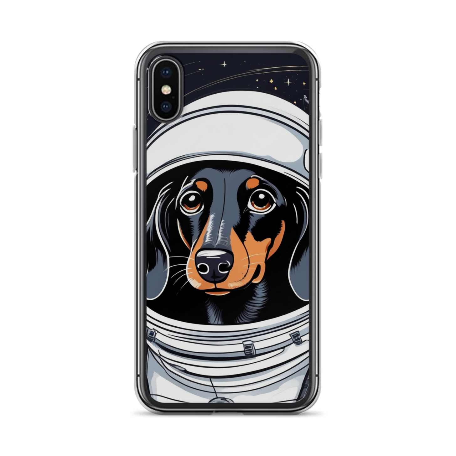 PugMug Custom Black Dachshund iPhone Case