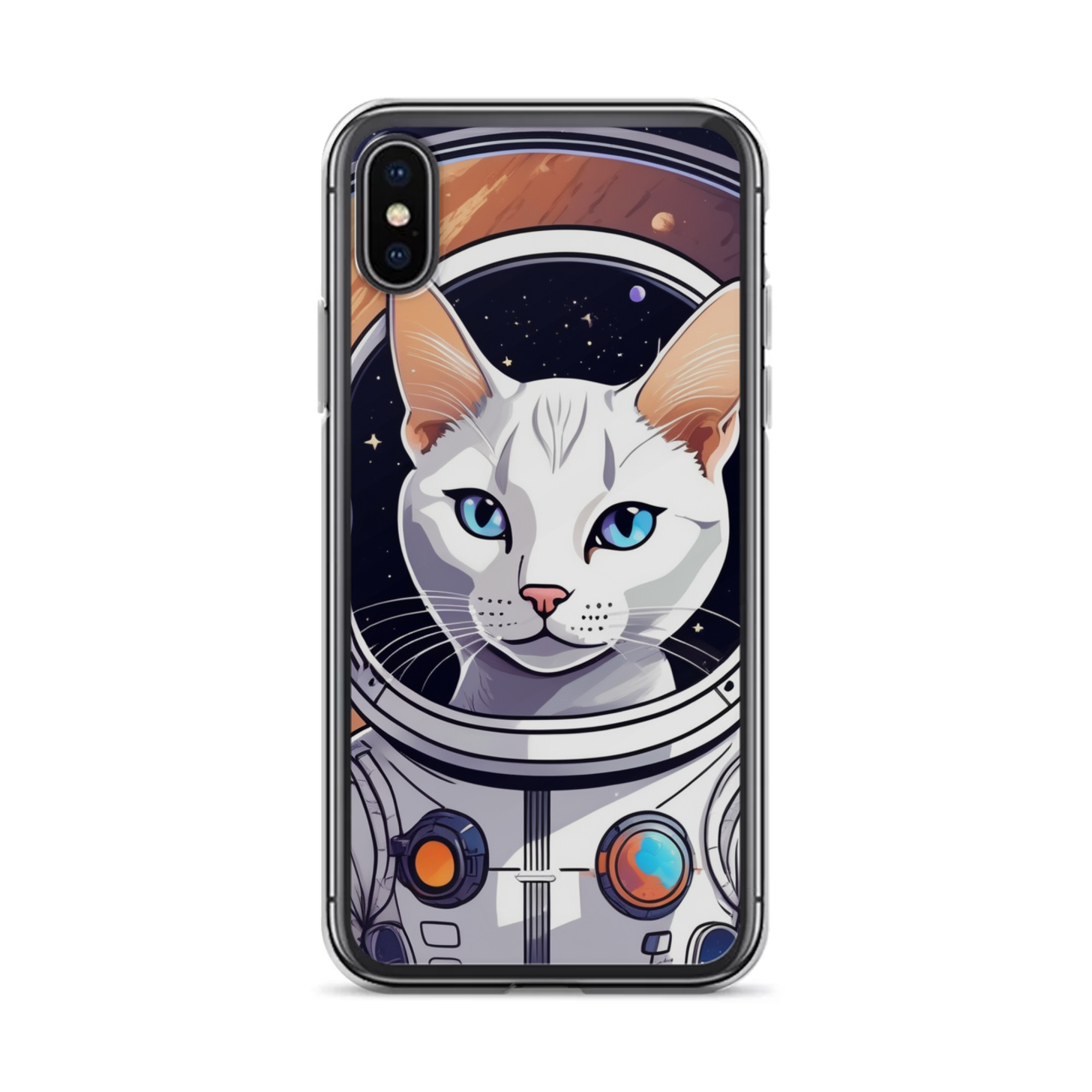 PugMug Custom White Abyssinian Cat iPhone Case