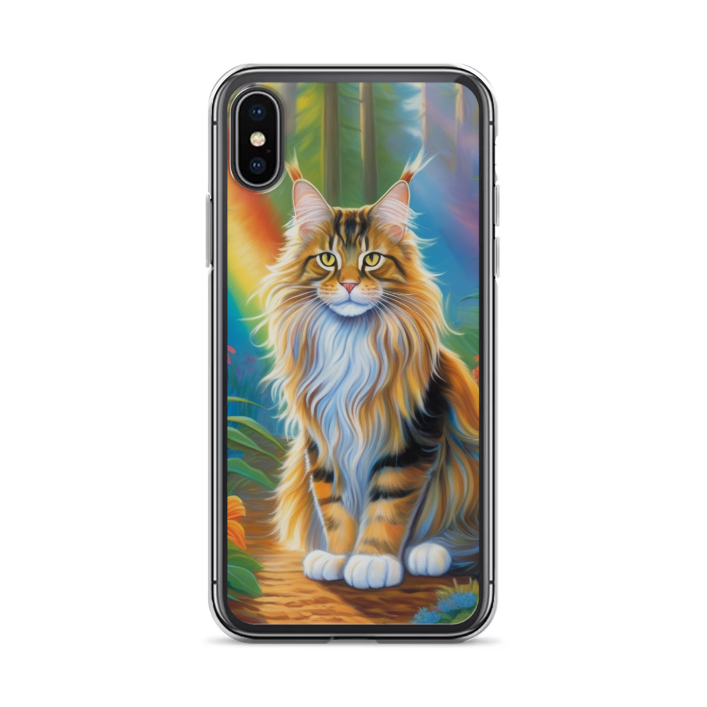 PugMug Custom Tabby Maine Coon Cat iPhone Case