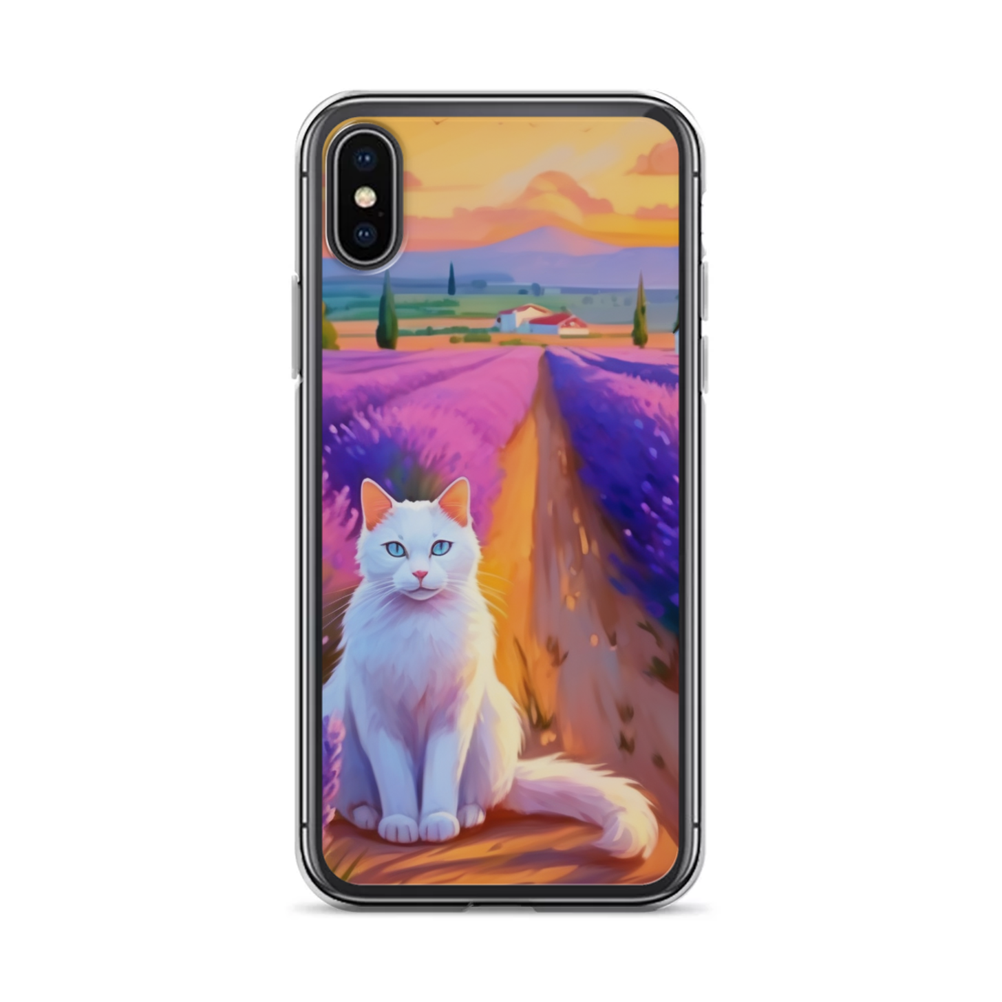 PugMug Custom White Companion Cat iPhone Case