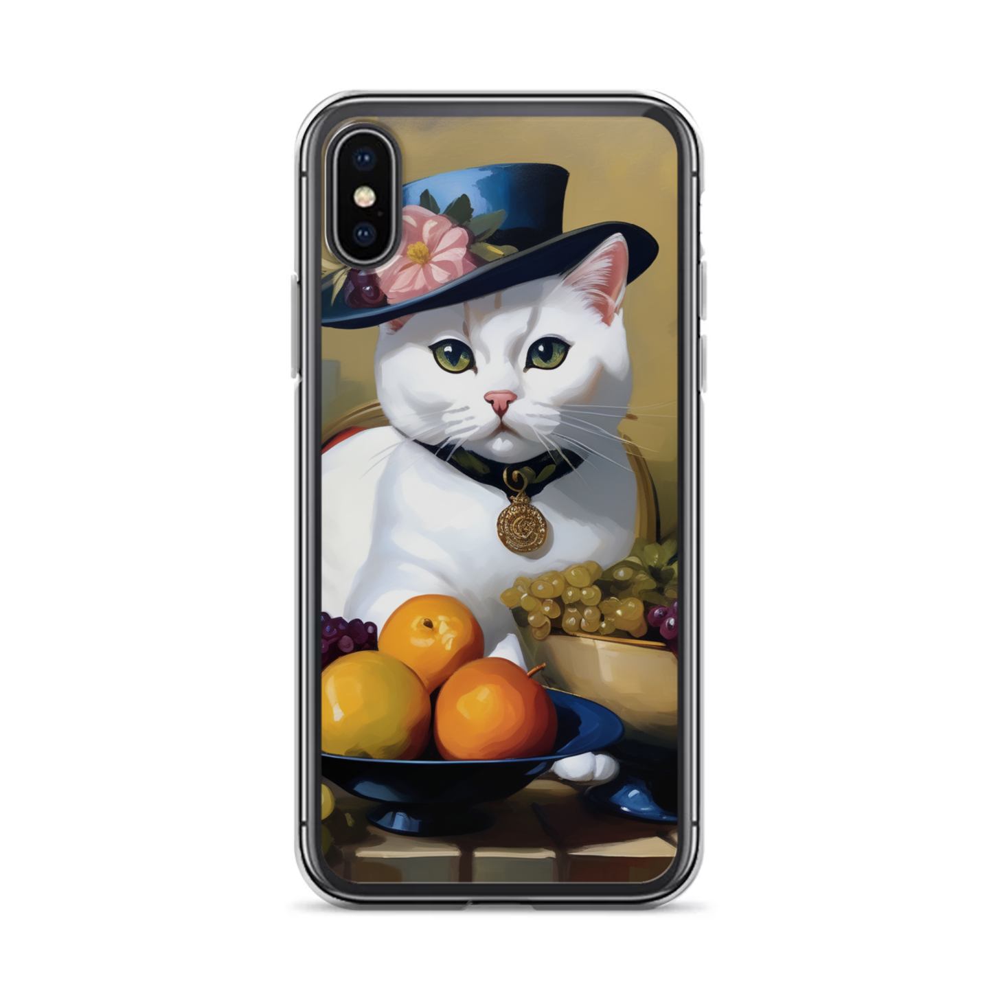PugMug Custom White British Shorthair Cat iPhone Case