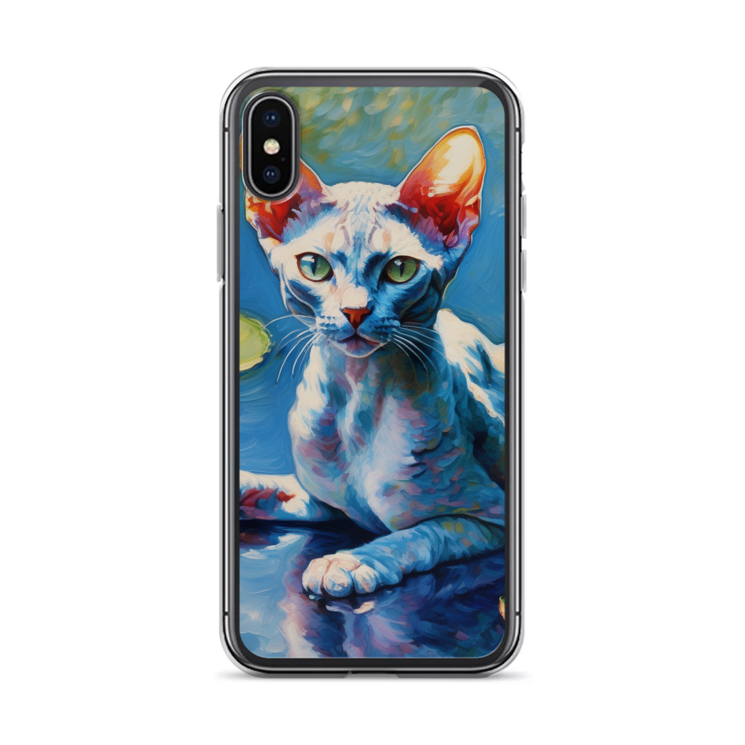 PugMug Custom Tabby Devon Rex Cat iPhone Case