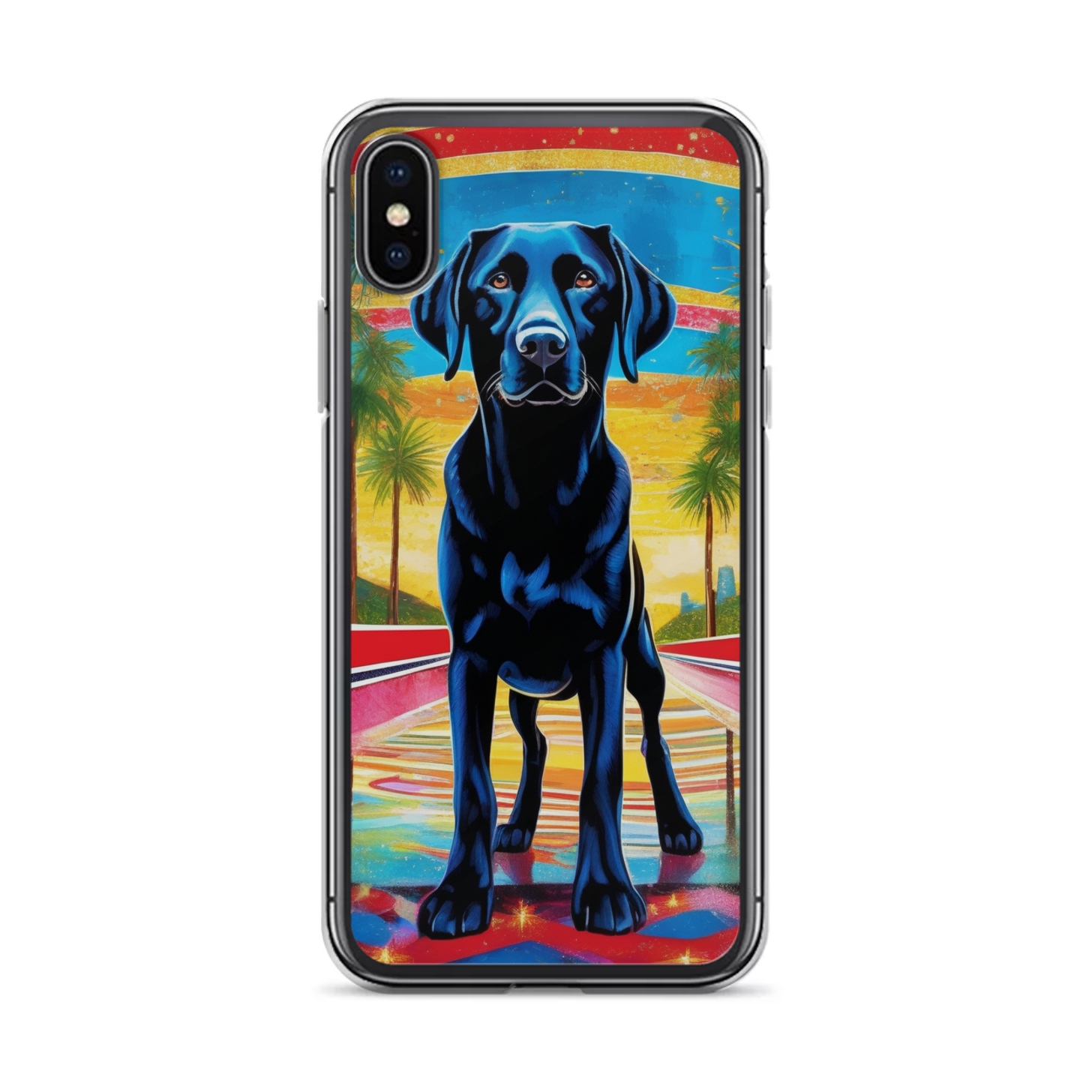PugMug Custom Black Labrador Retriever iPhone Case