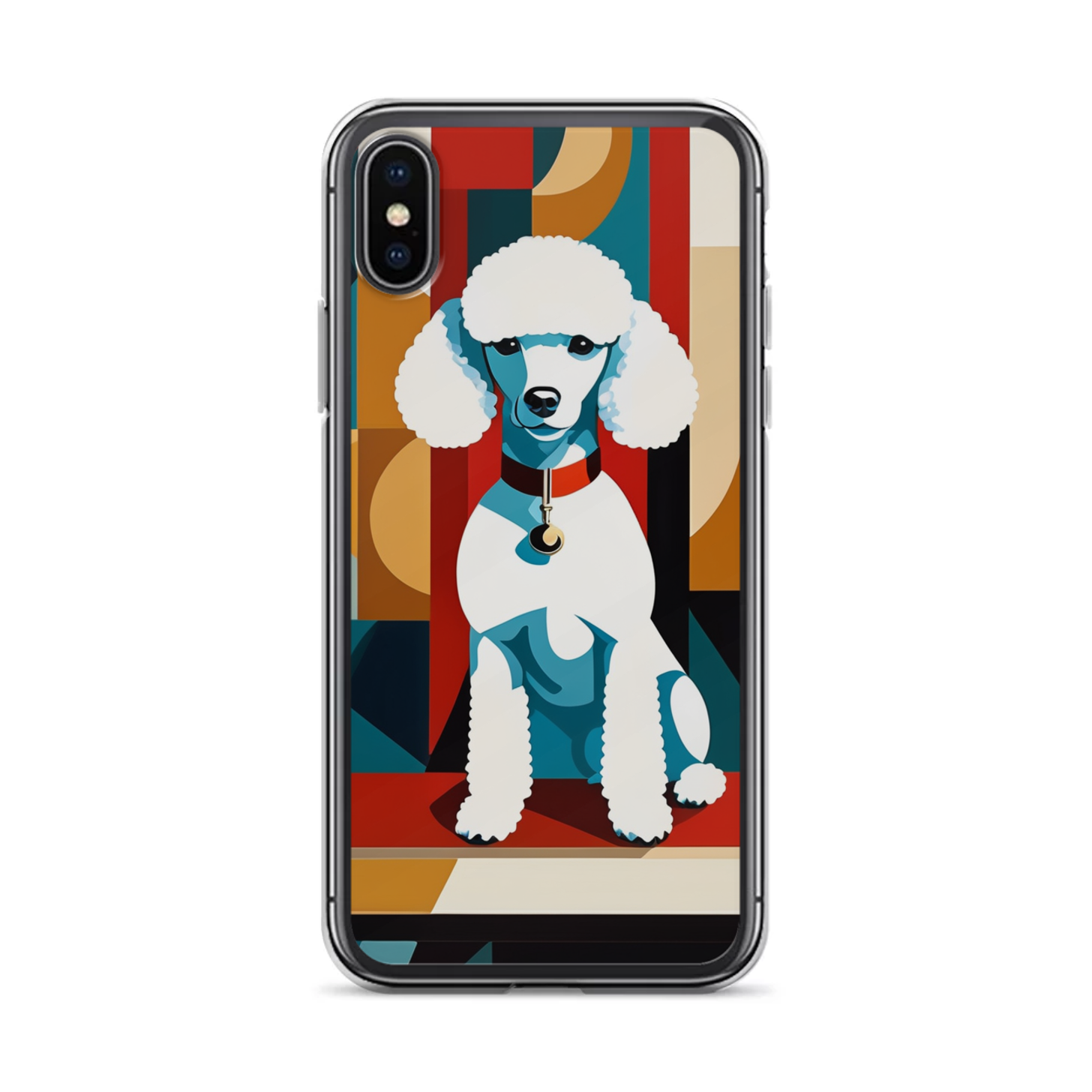 PugMug Custom White Poodle iPhone Case