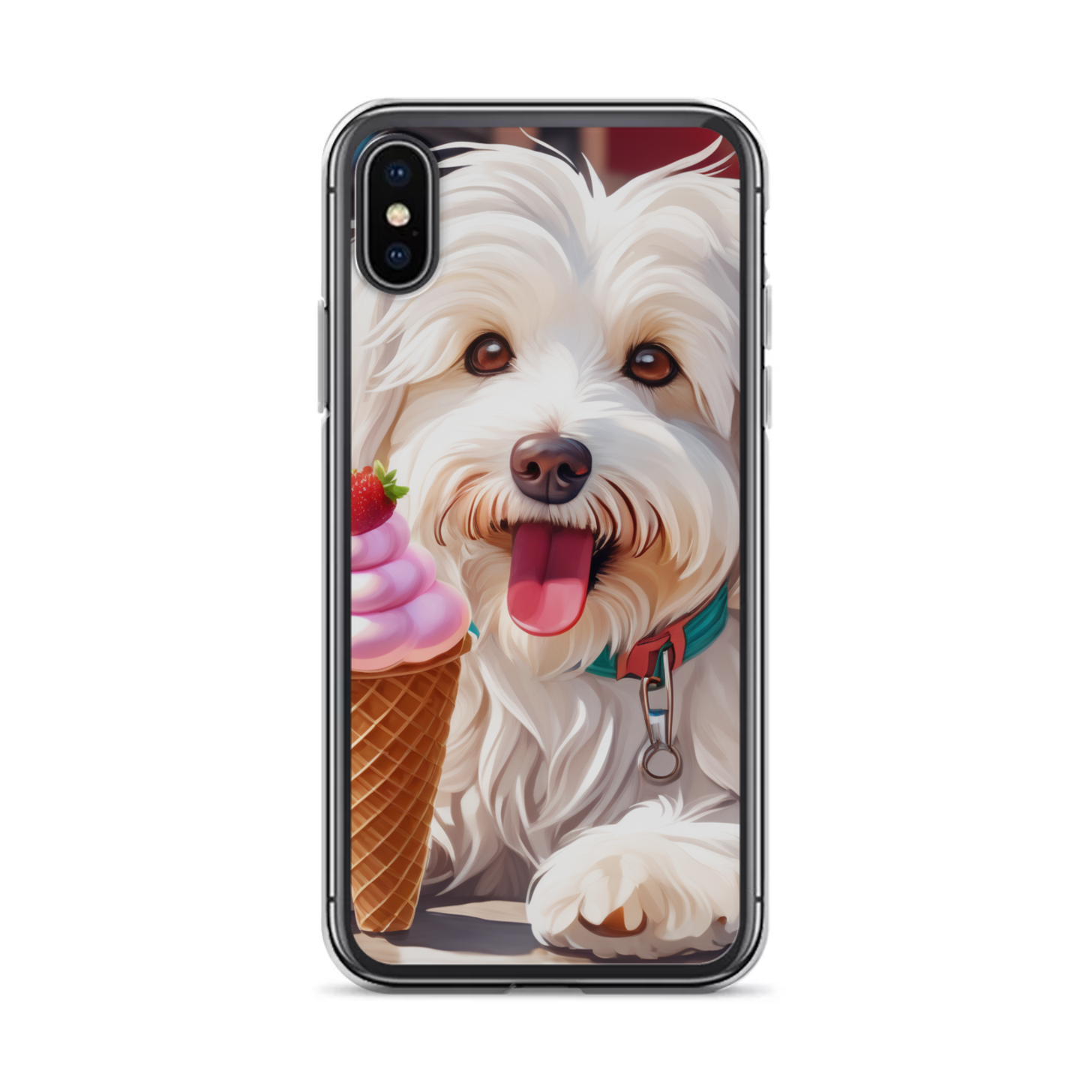 PugMug Custom White Havanese Dog iPhone Case