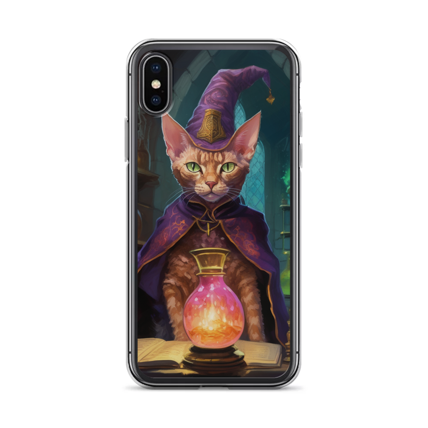 PugMug Custom Tabby Devon Rex Cat iPhone Case