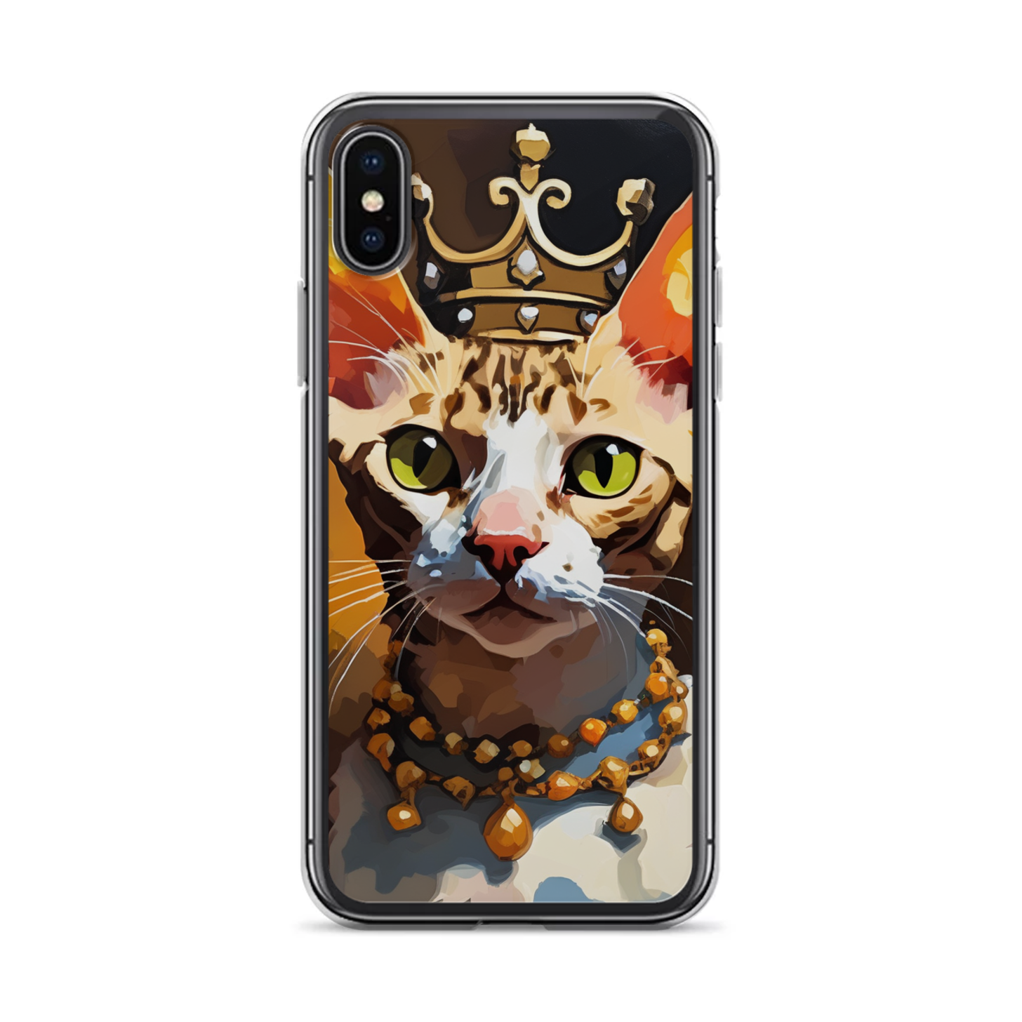 PugMug Custom Tabby Devon Rex Cat iPhone Case