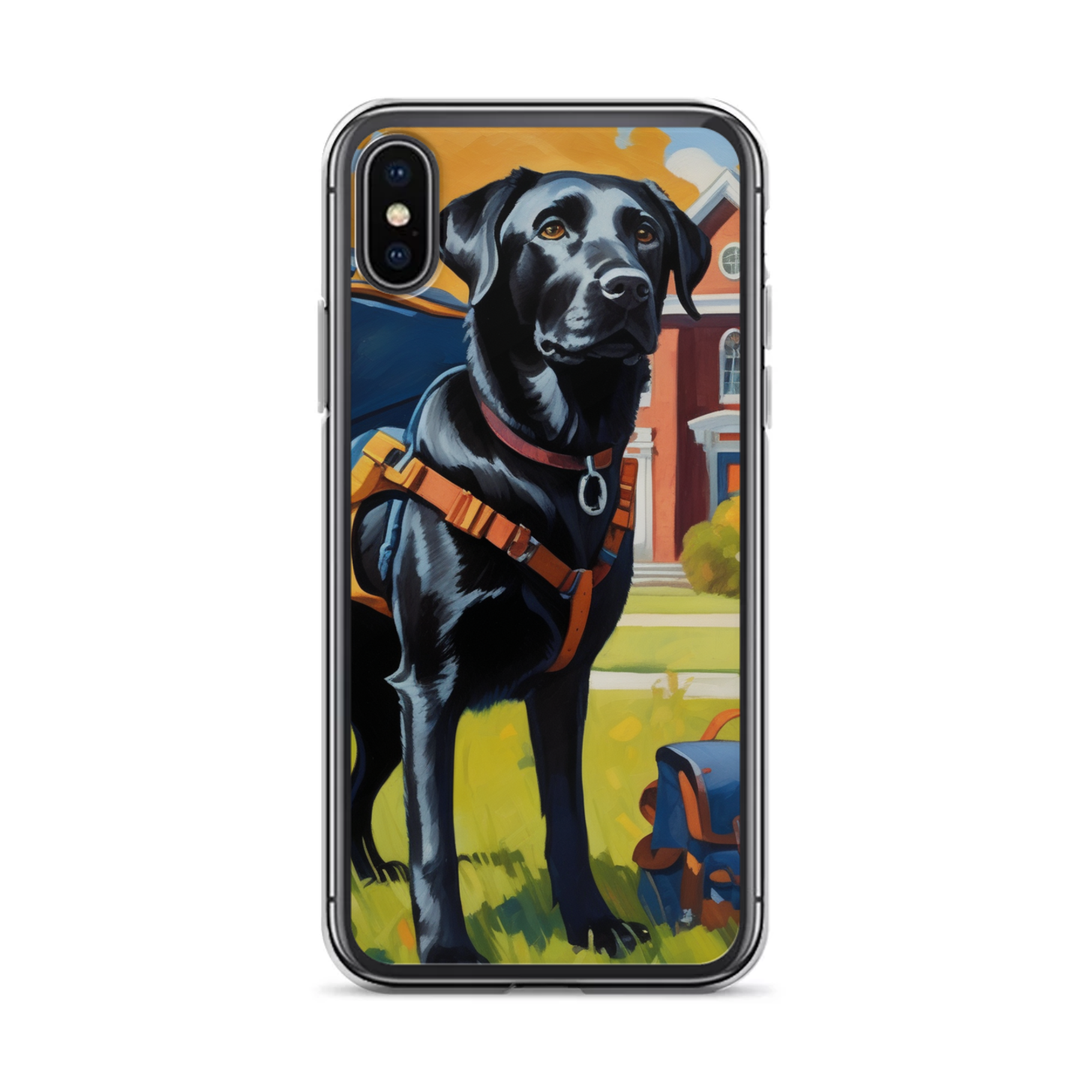 PugMug Custom Black Labrador Retriever iPhone Case