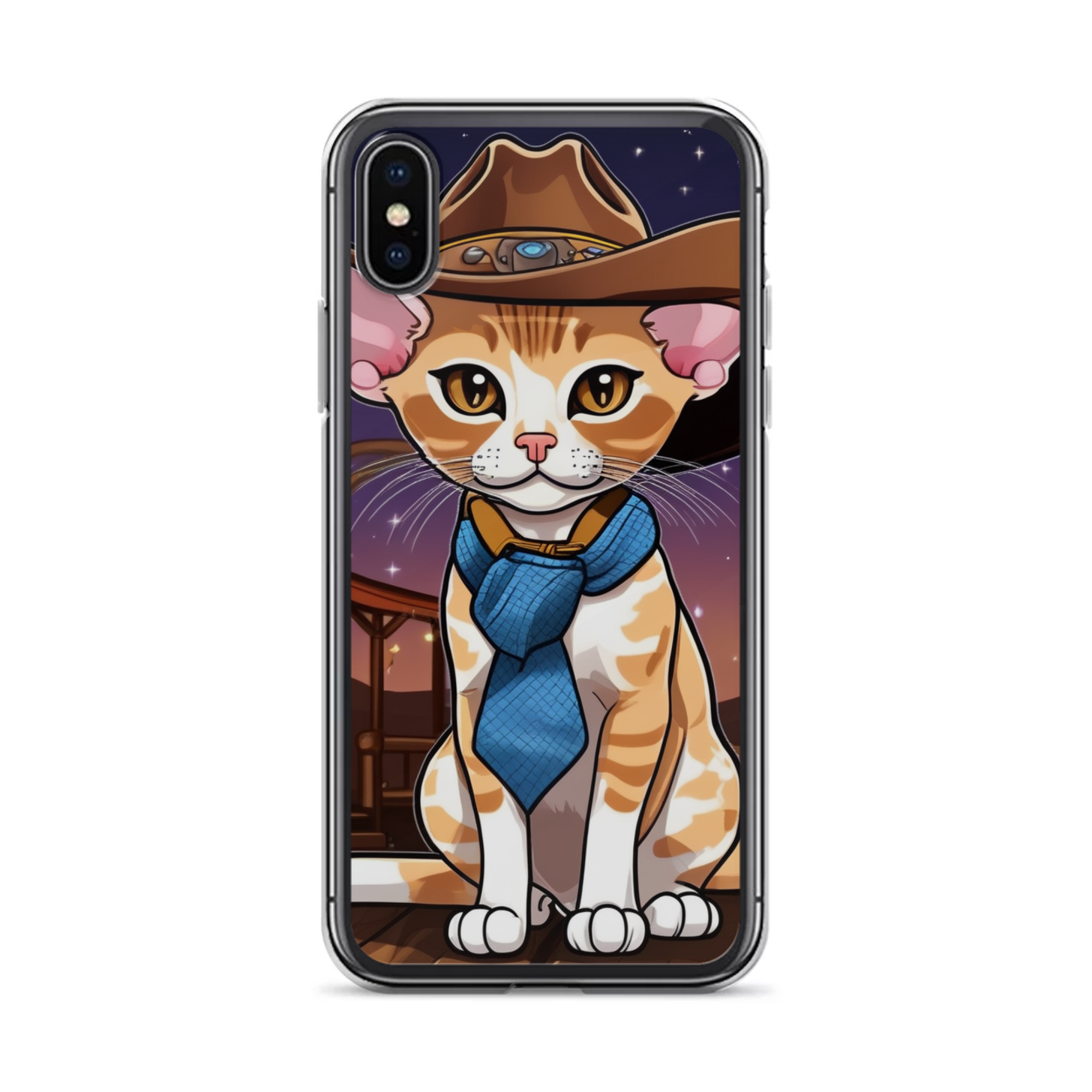 PugMug Custom Tabby Devon Rex Cat iPhone Case