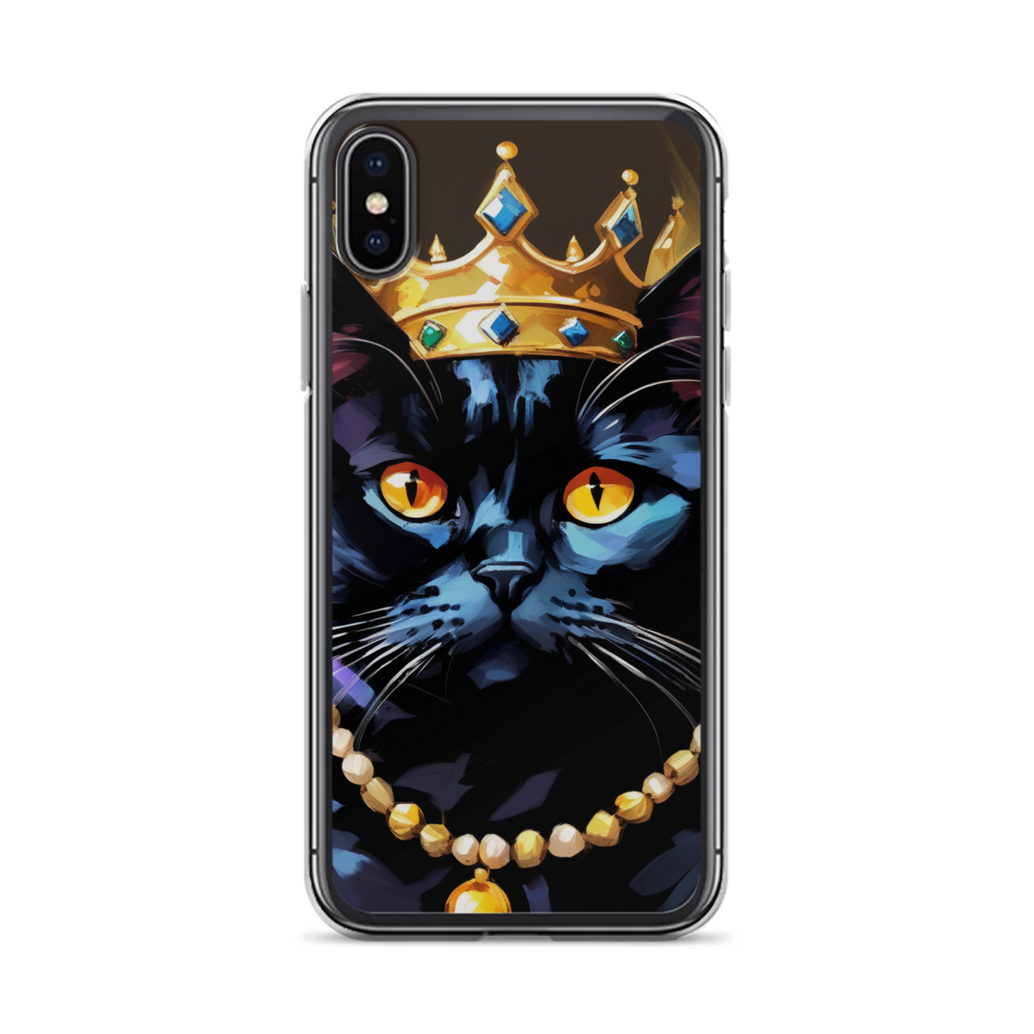 PugMug Custom Black British Shorthair Cat iPhone Case