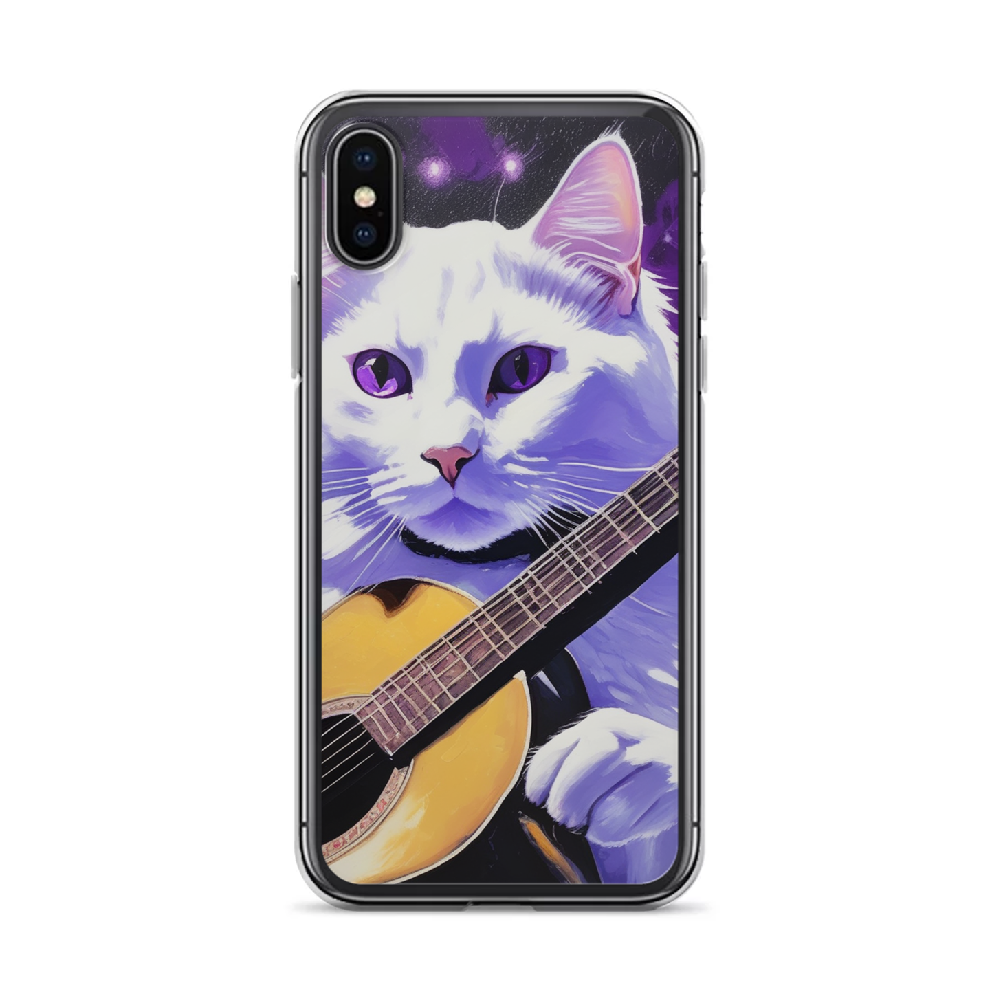 PugMug Custom White Companion Cat iPhone Case