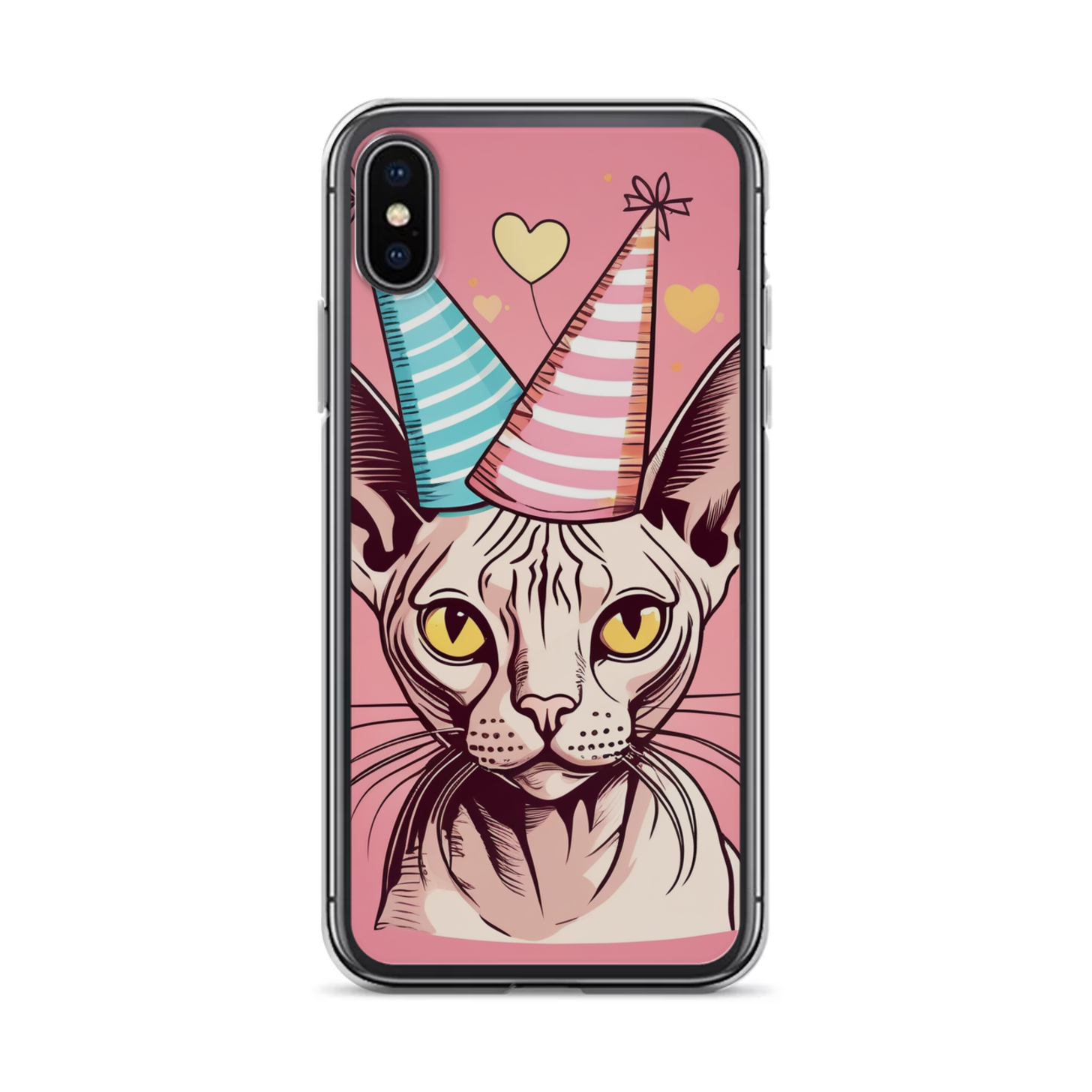 PugMug Custom Tabby Sphynx Cat iPhone Case