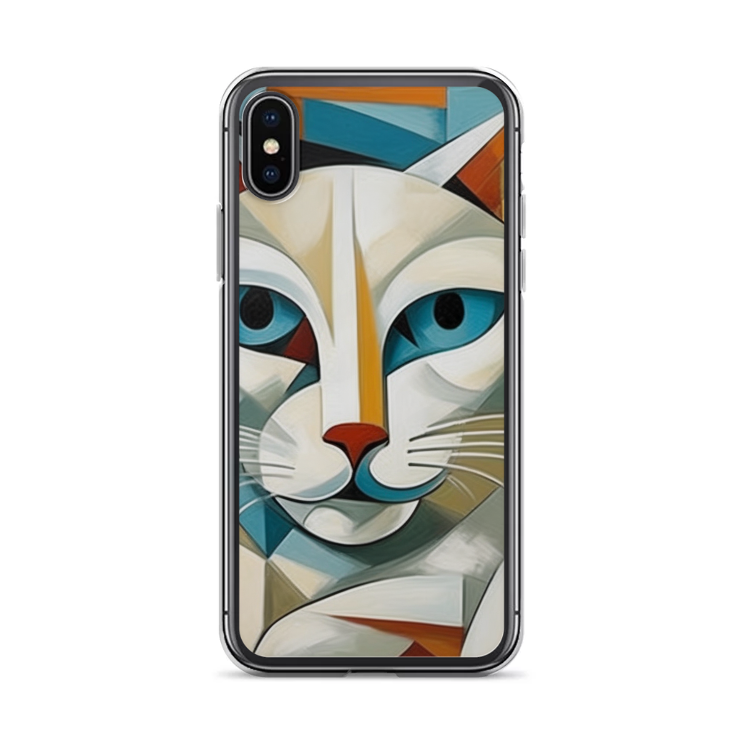 PugMug Custom White Companion Cat iPhone Case