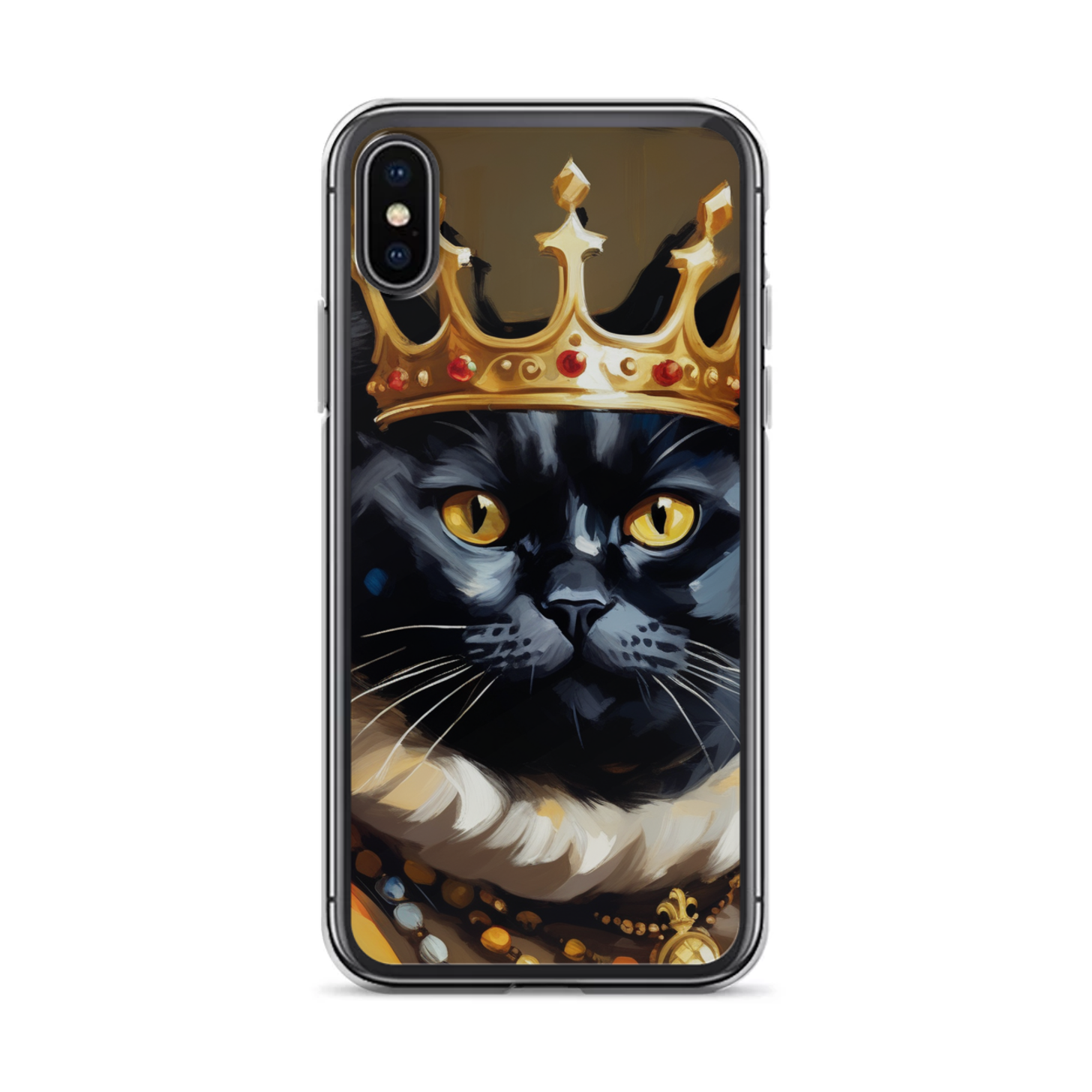 PugMug Custom Black British Shorthair Cat iPhone Case
