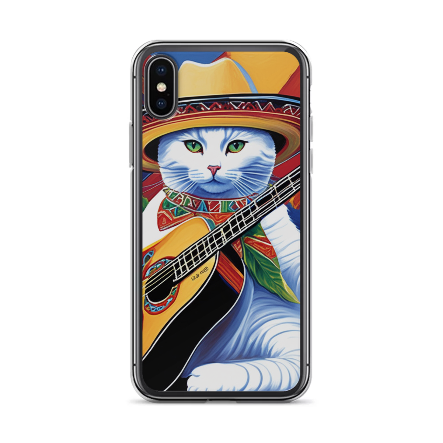 PugMug Custom White Companion Cat iPhone Case