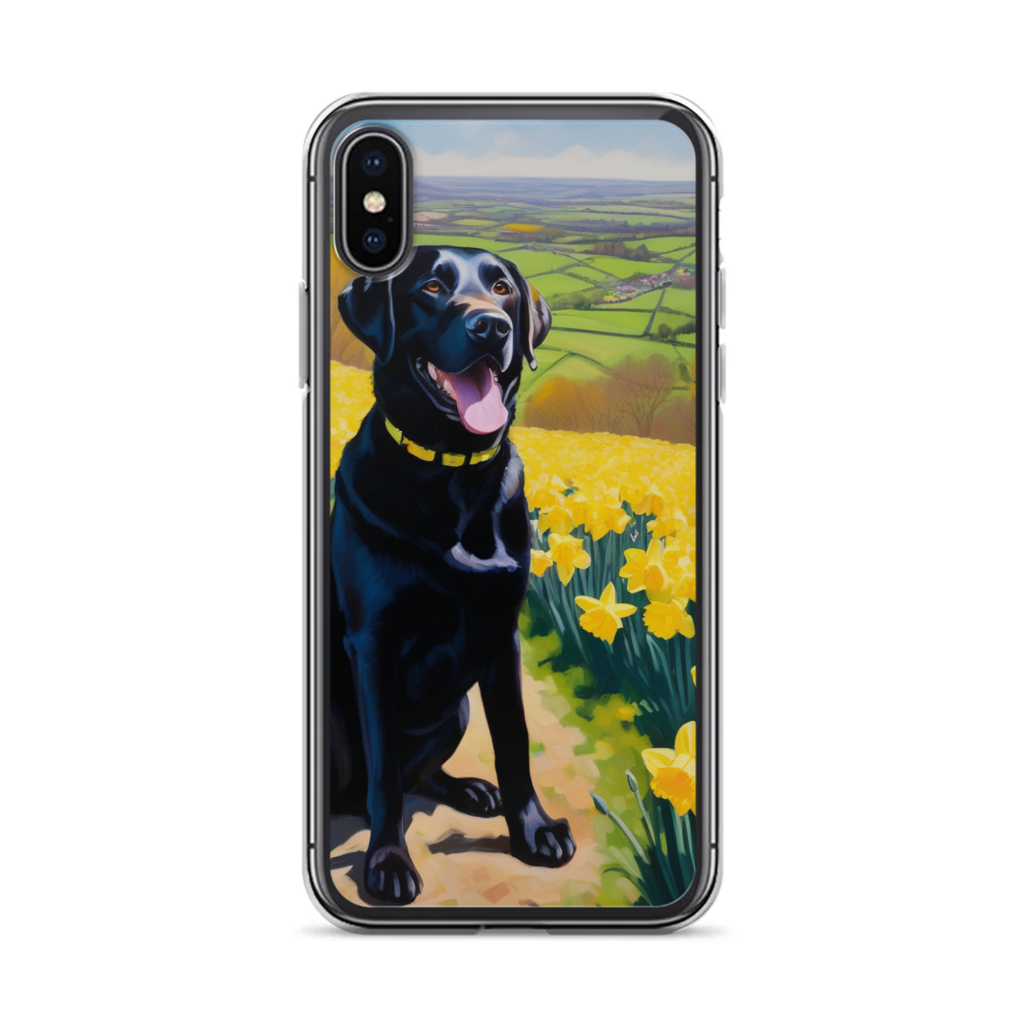 PugMug Custom Black Labrador Retriever iPhone Case