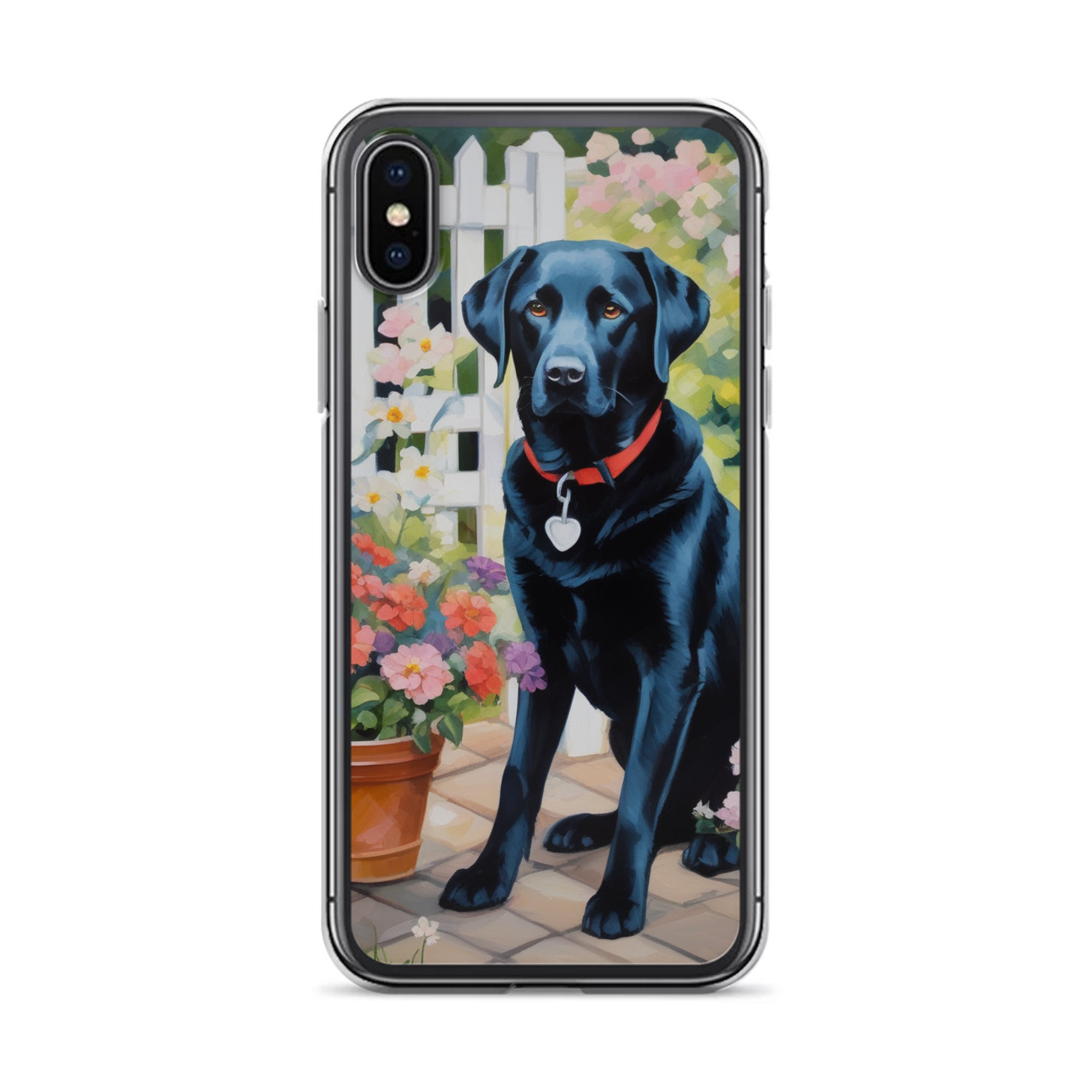 PugMug Custom Black Labrador Retriever iPhone Case
