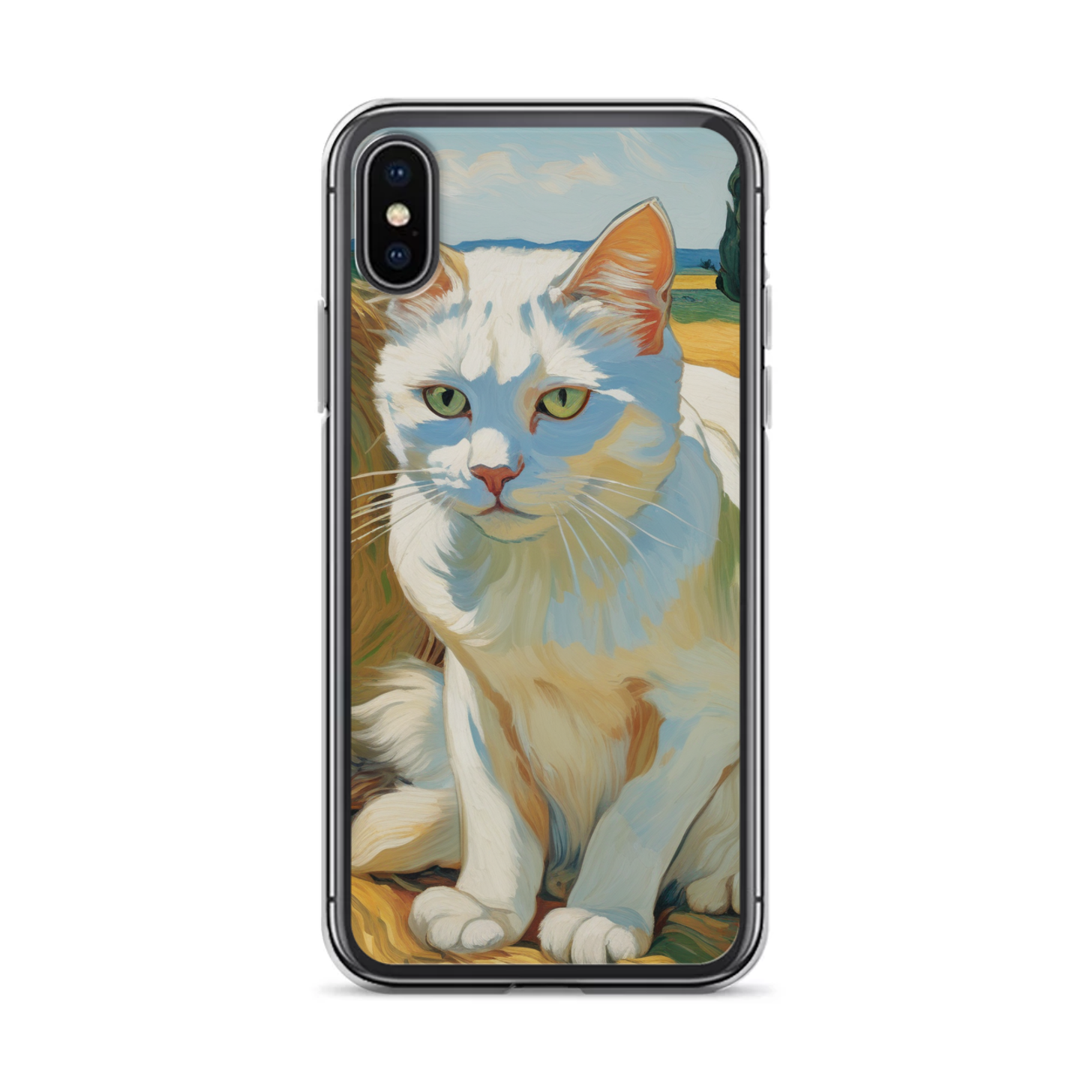 PugMug Custom White Companion Cat iPhone Case