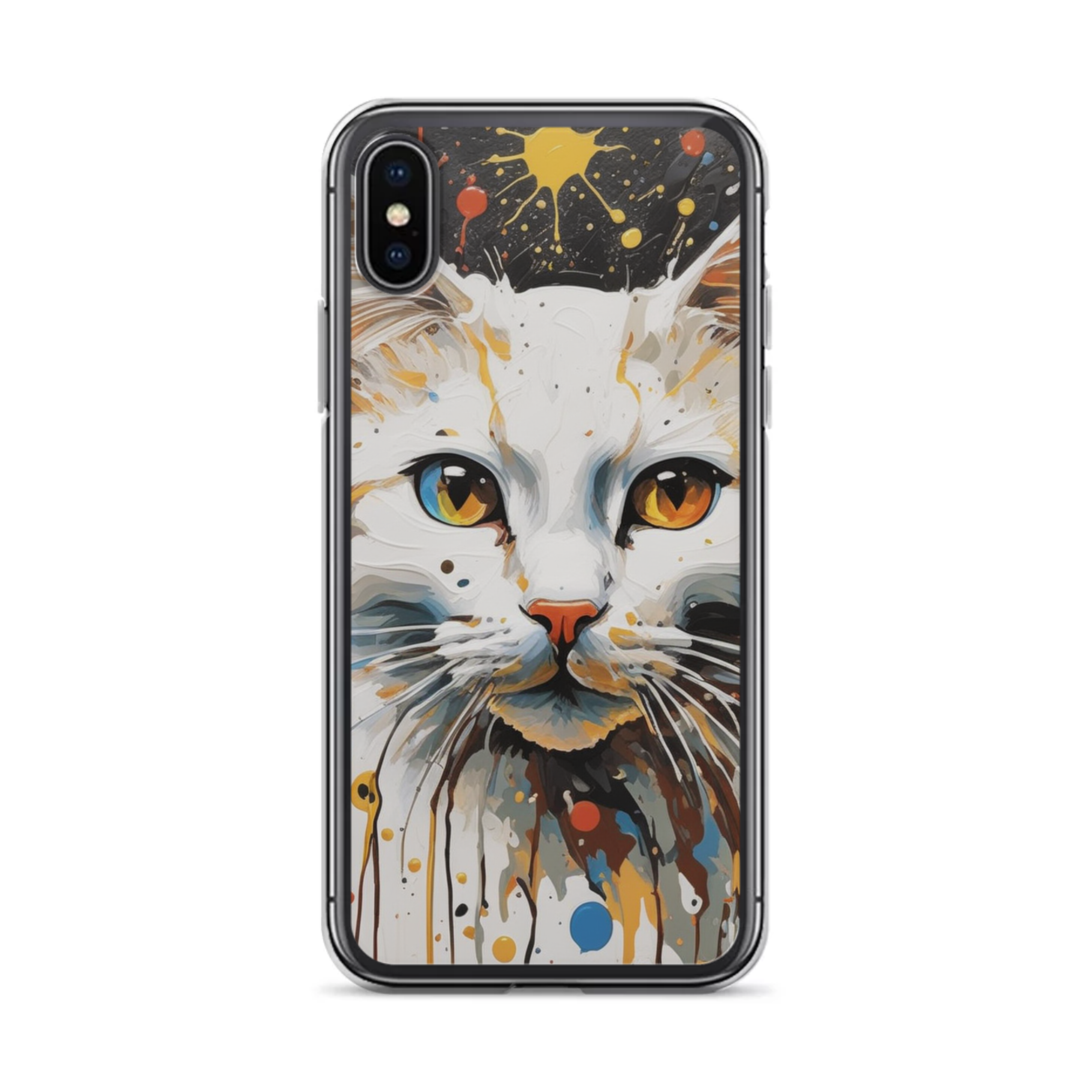 PugMug Custom White Companion Cat iPhone Case