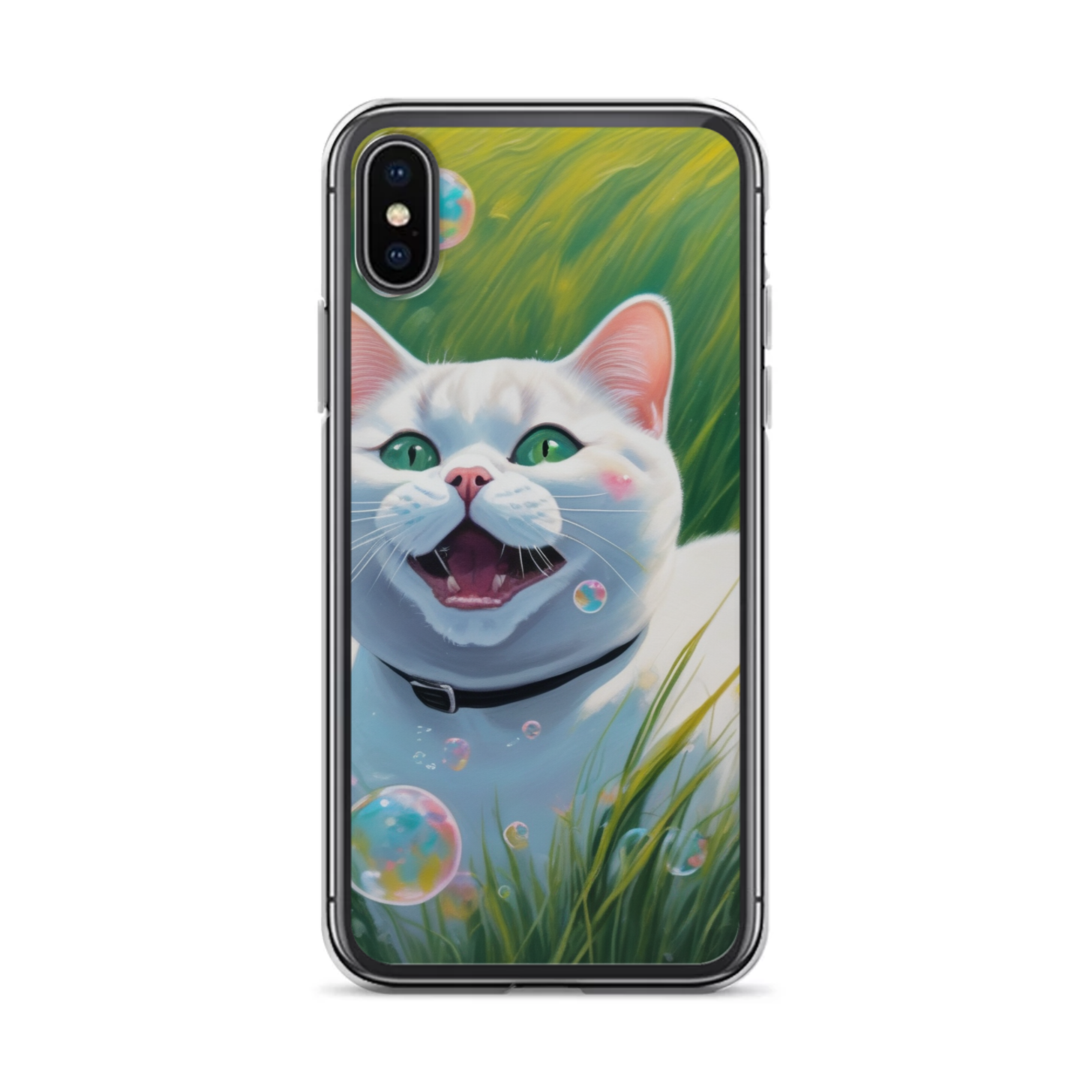 PugMug Custom White British Shorthair Cat iPhone Case