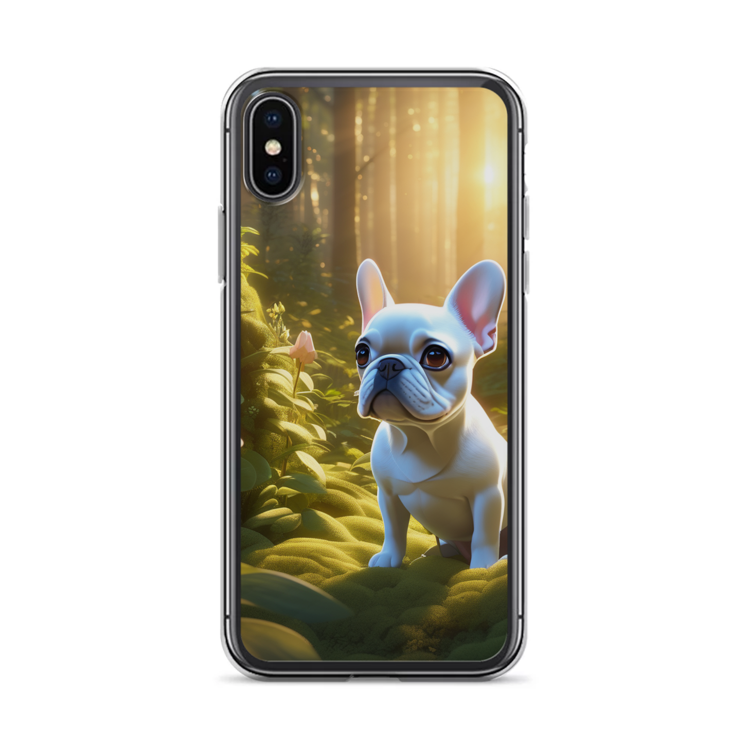 PugMug Custom White French Bulldog iPhone Case