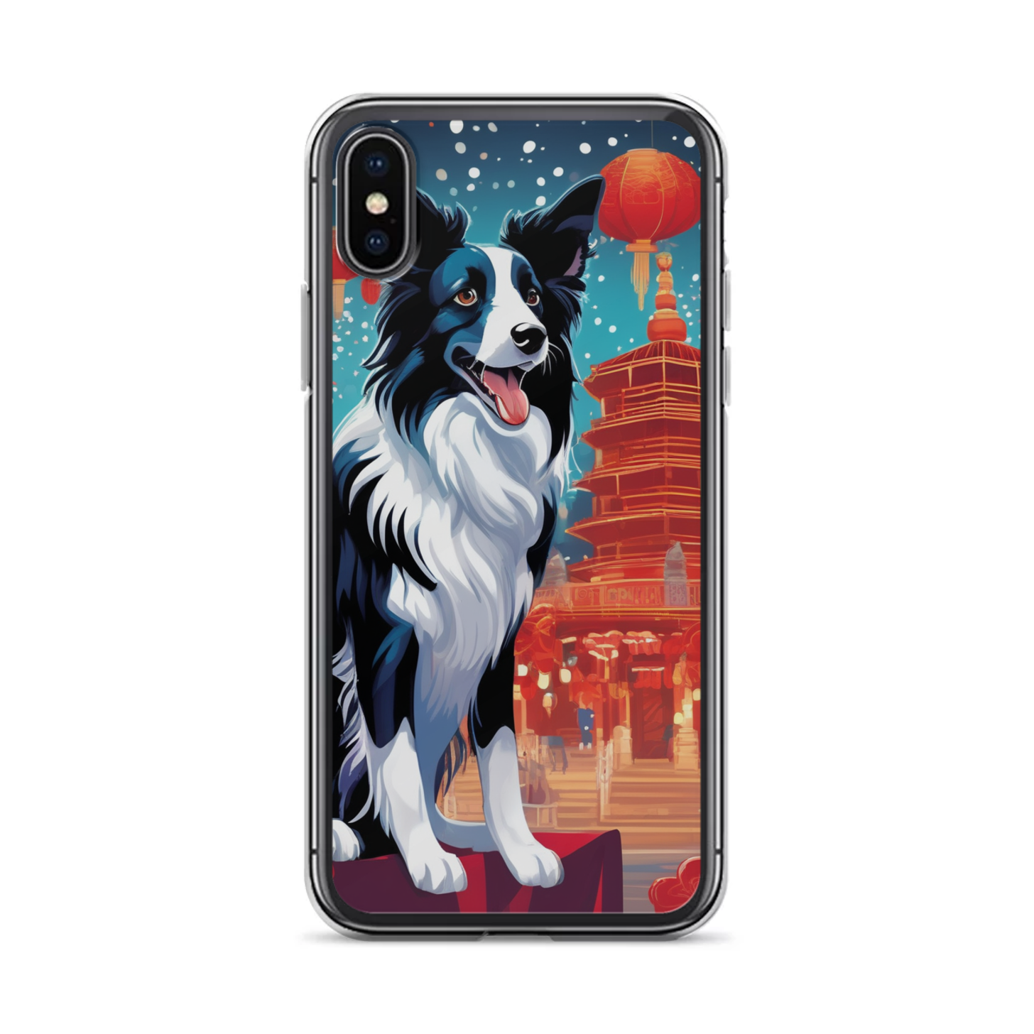 PugMug Custom Border Collie iPhone Case