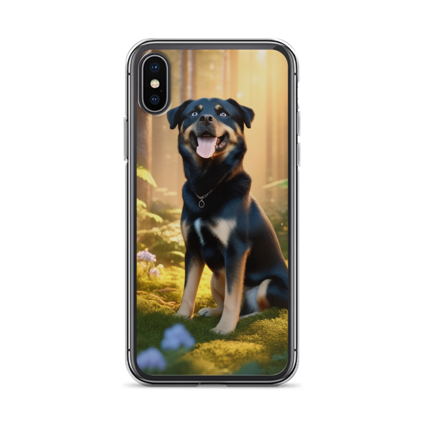 PugMug Custom Blue iPhone Case