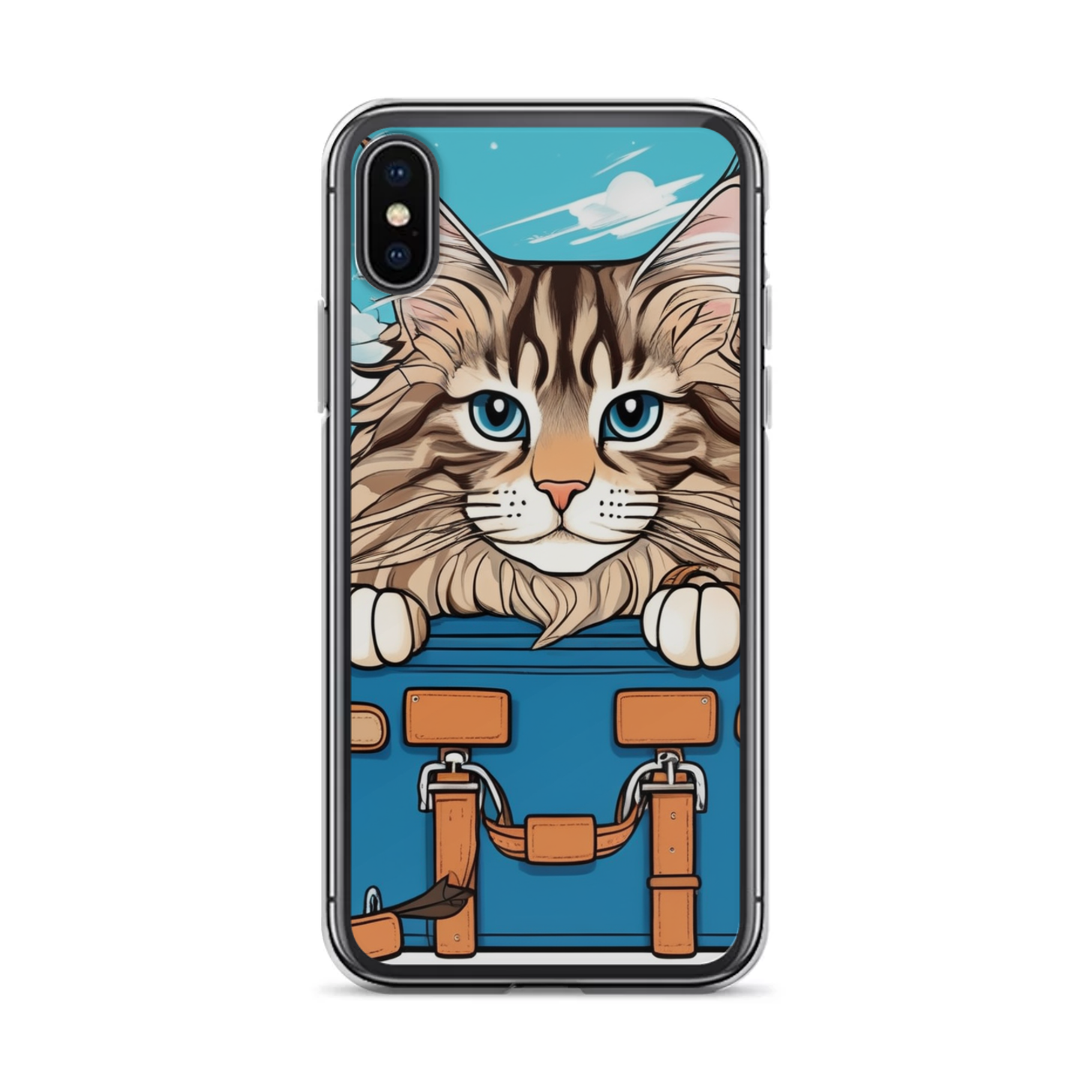 PugMug Custom Tabby Maine Coon Cat iPhone Case