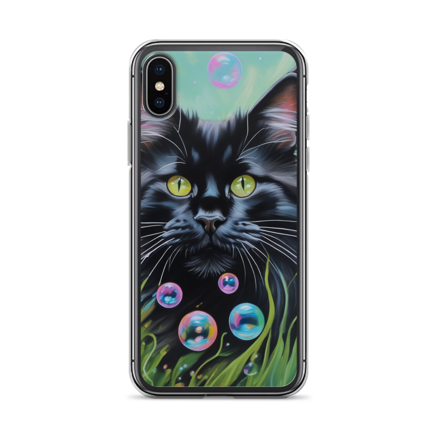 PugMug Custom Black Maine Coon Cat iPhone Case
