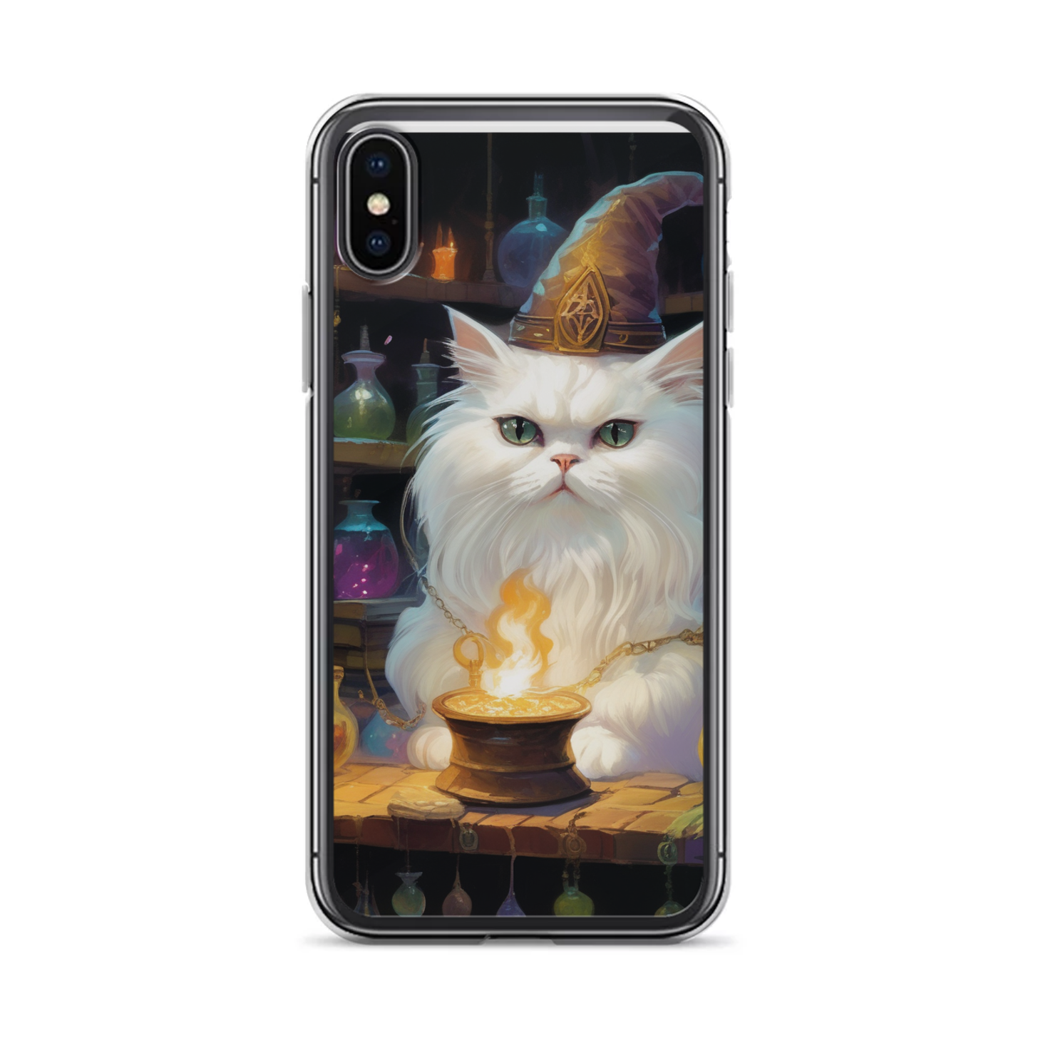 PugMug Custom White Persian Cat iPhone Case
