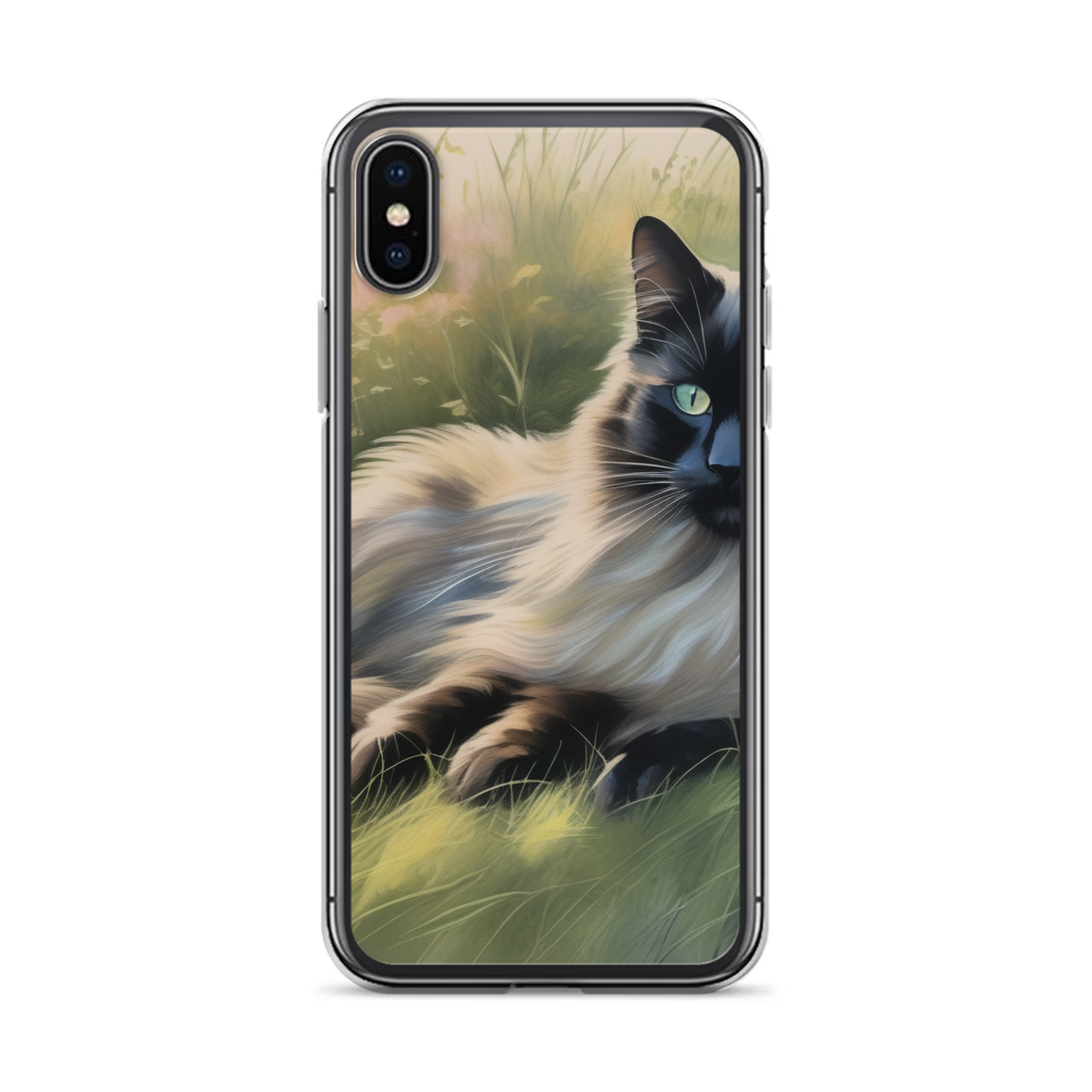 PugMug Custom Black Ragdoll Cat iPhone Case