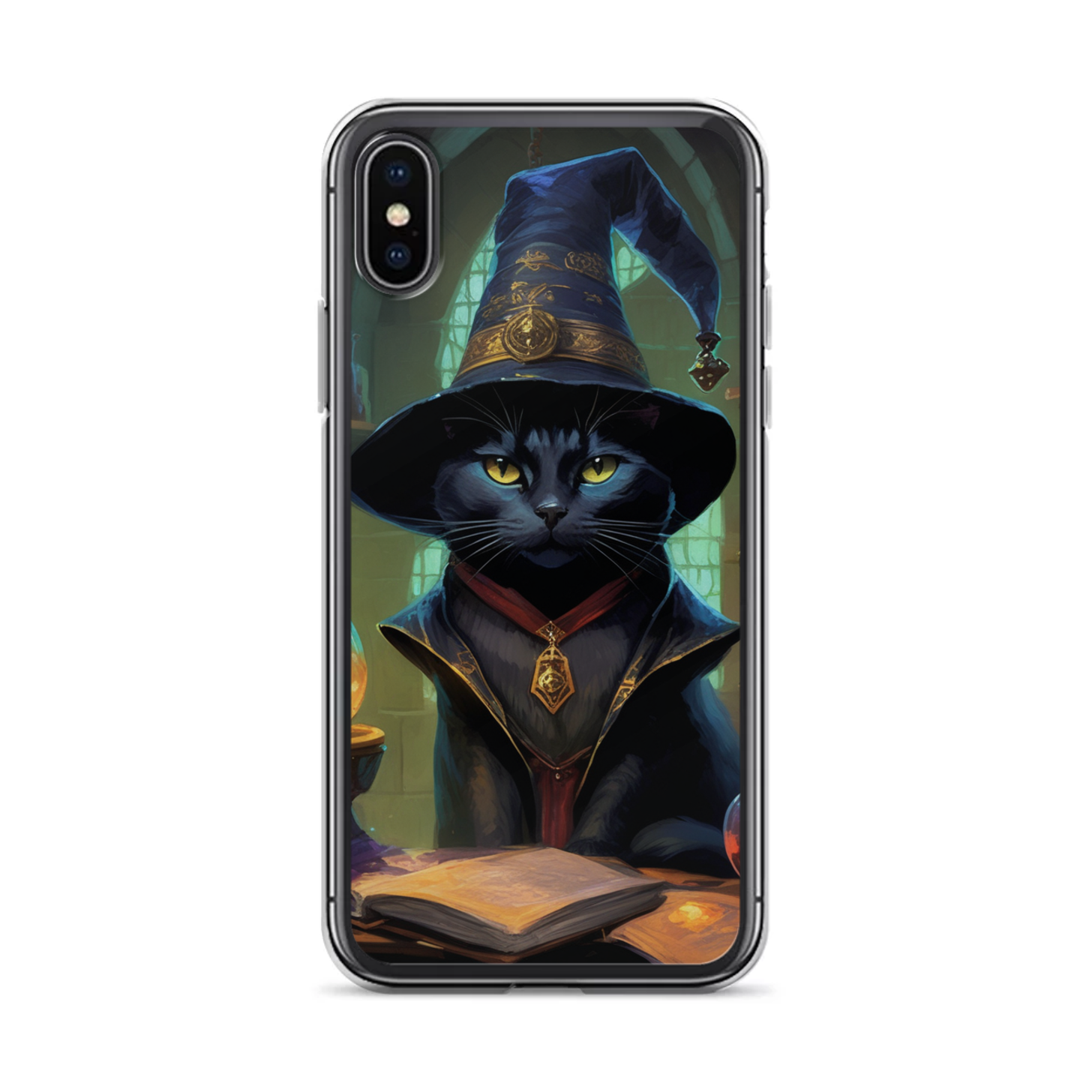 PugMug Custom Black American Shorthair Cat iPhone Case