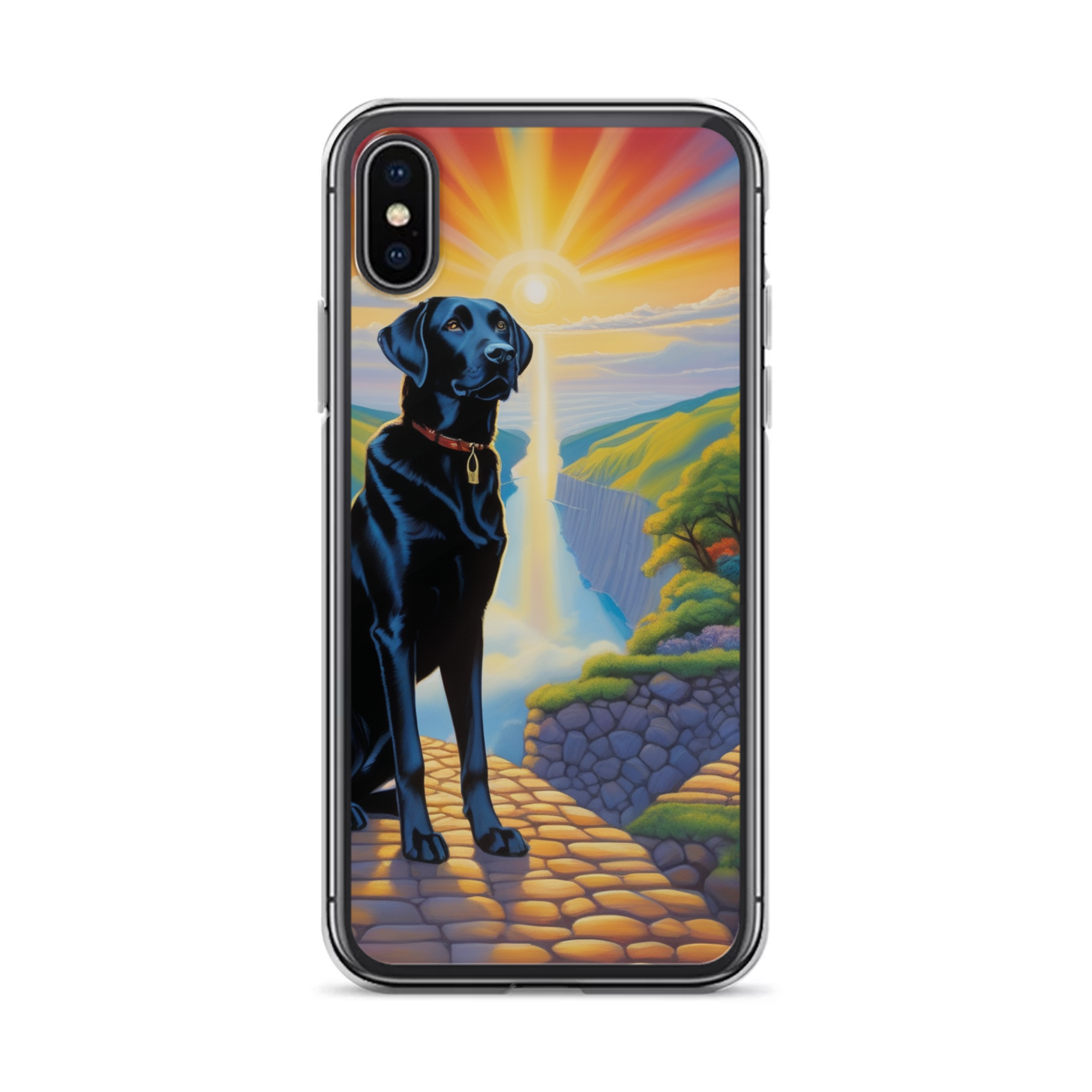 PugMug Custom Black Labrador Retriever iPhone Case