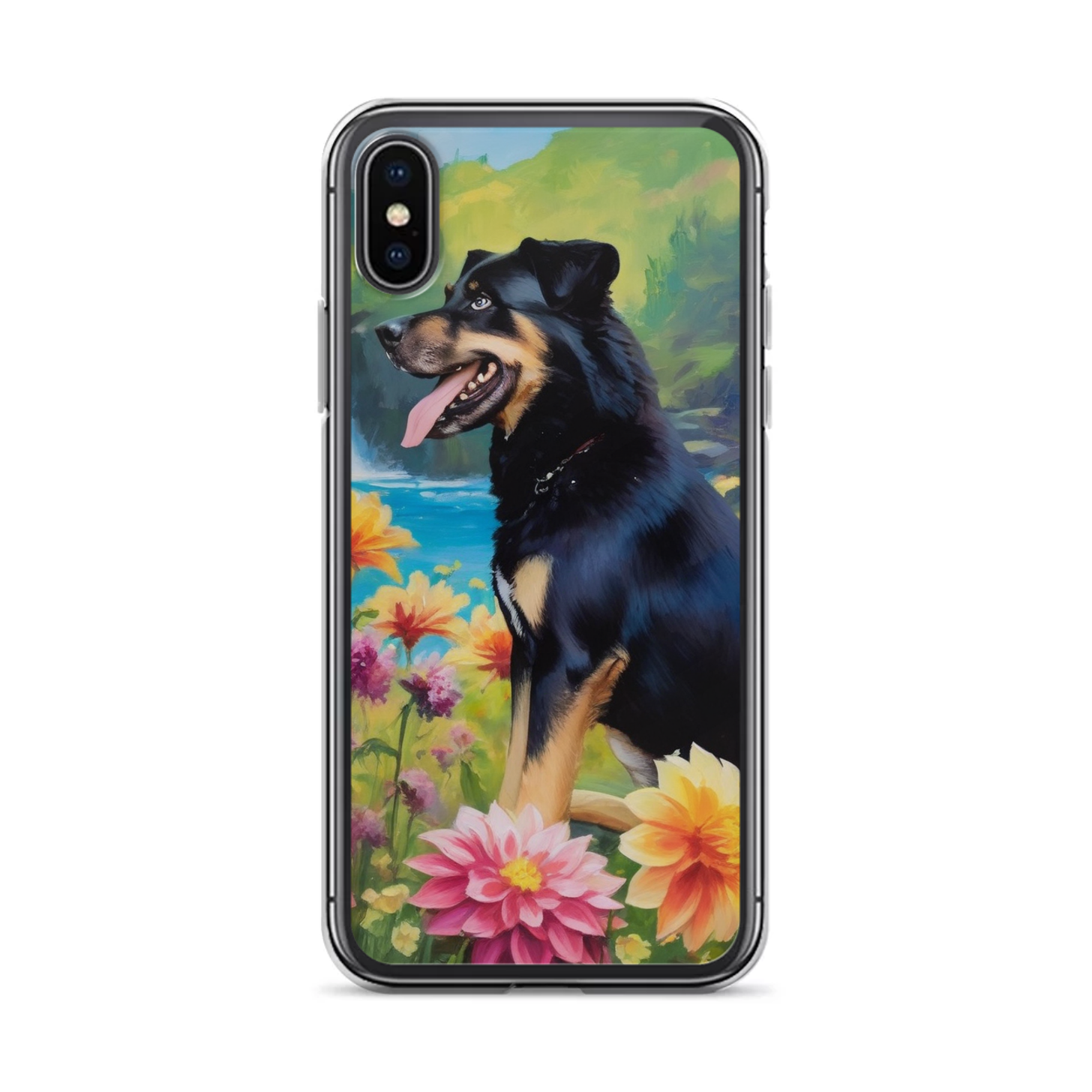 PugMug Custom Blue iPhone Case