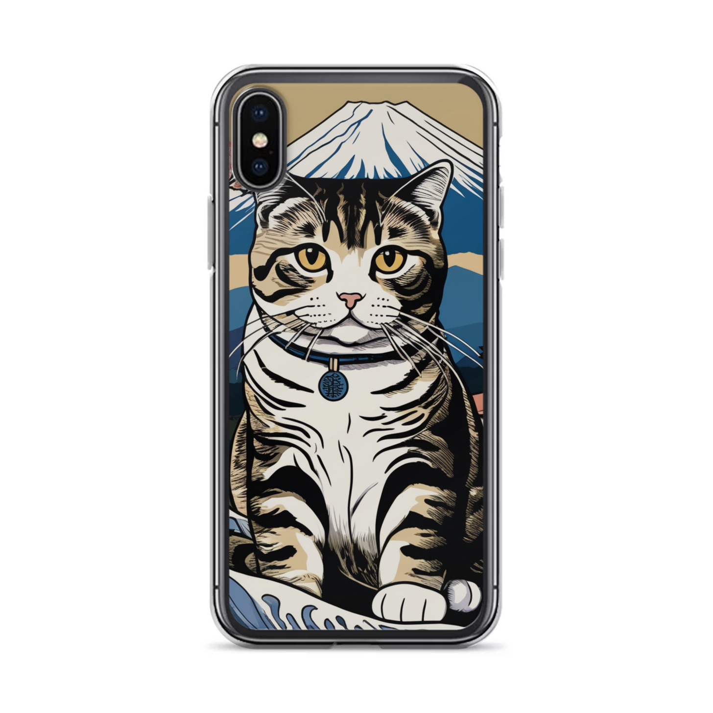 PugMug Custom Tabby Scottish Fold Cat iPhone Case