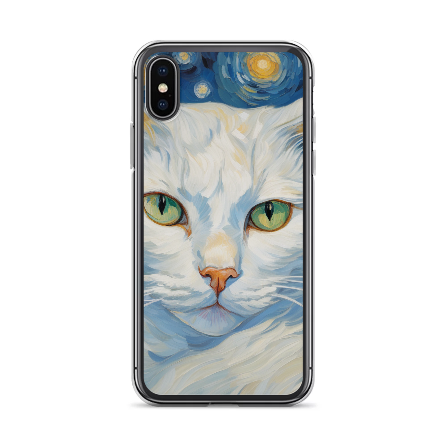 PugMug Custom White Companion Cat iPhone Case