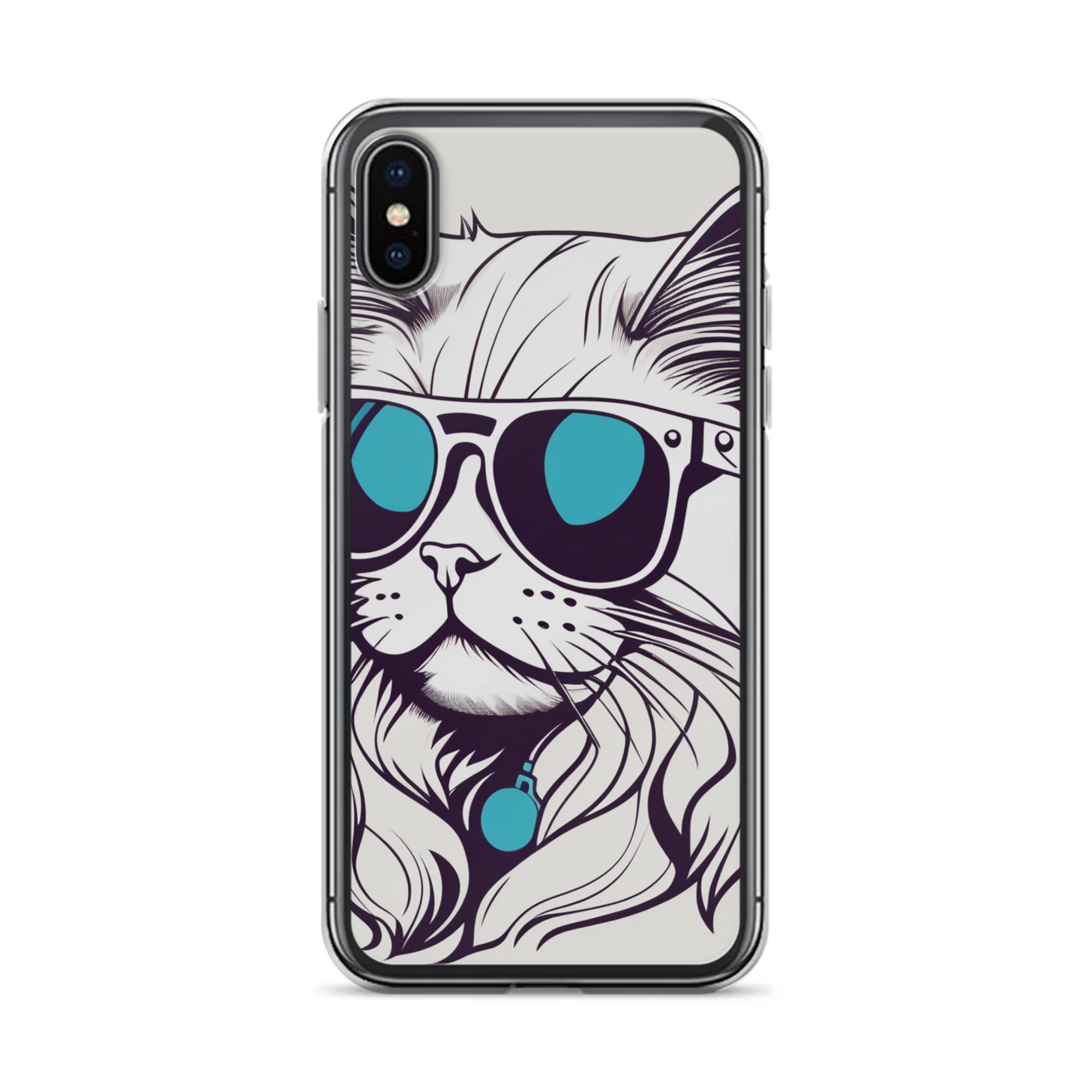 PugMug Custom White Persian Cat iPhone Case