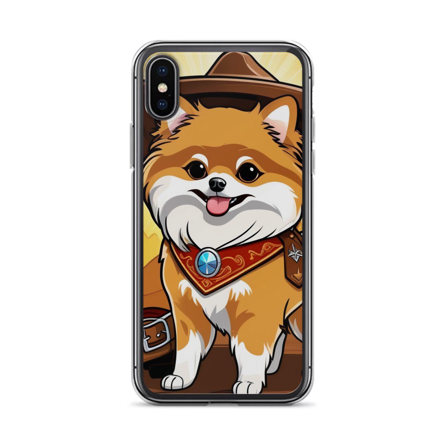 PugMug Custom Tan Pomeranian iPhone Case