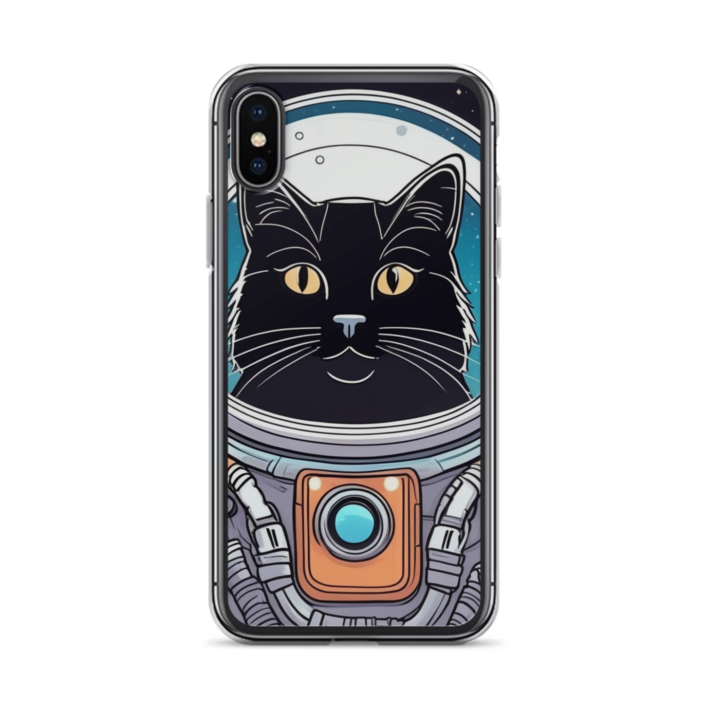 PugMug Custom Black Companion Cat iPhone Case